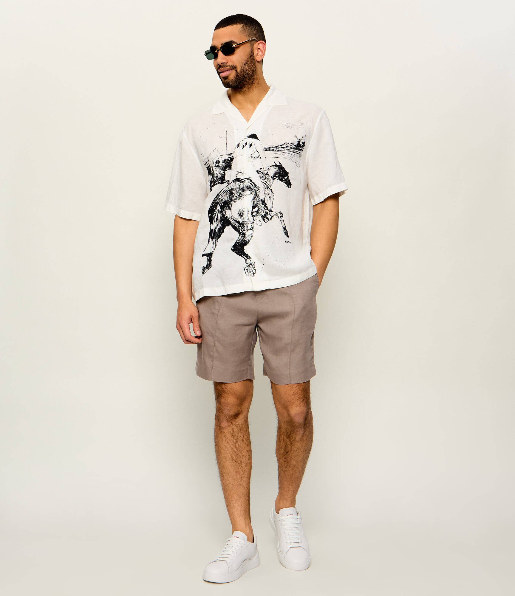 HUGO De in pantaloni scurți chino Cino262SFW | Straight fit