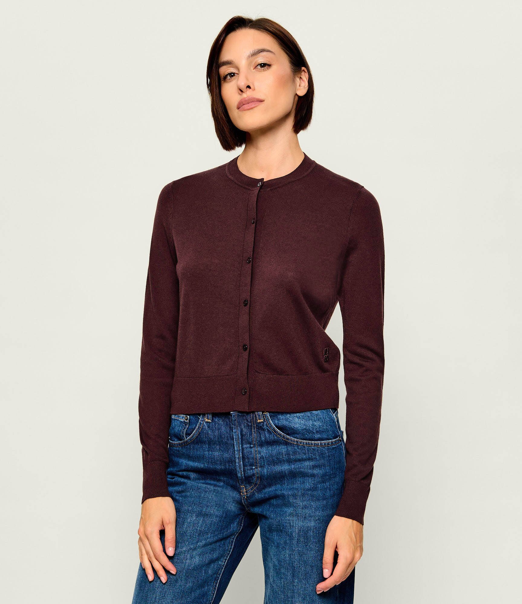 HUGO De lână cardigan Sfabro | regular fit cu adaos de cașmir