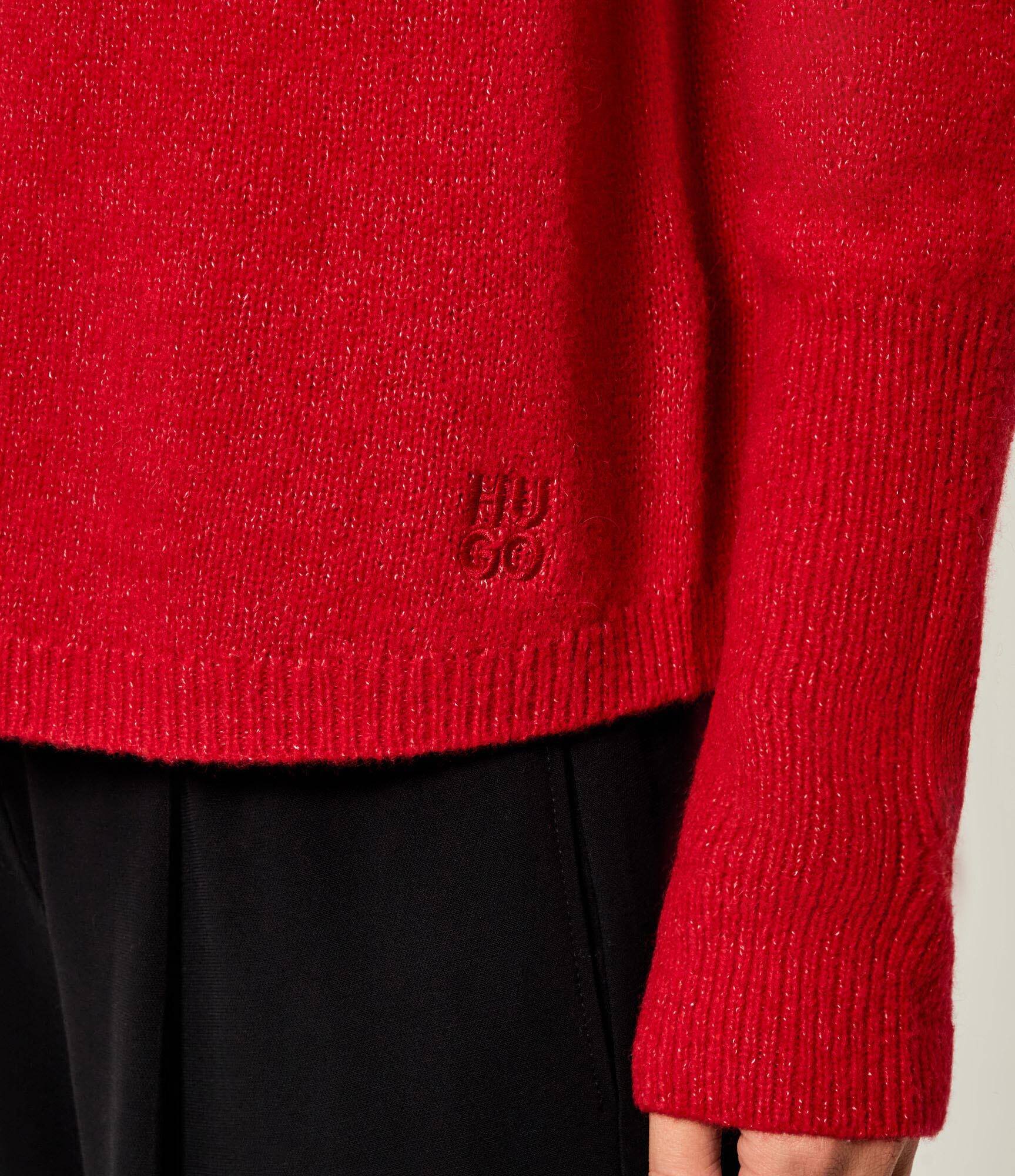 HUGO De lână guler înalt Surpio | Relaxed fit