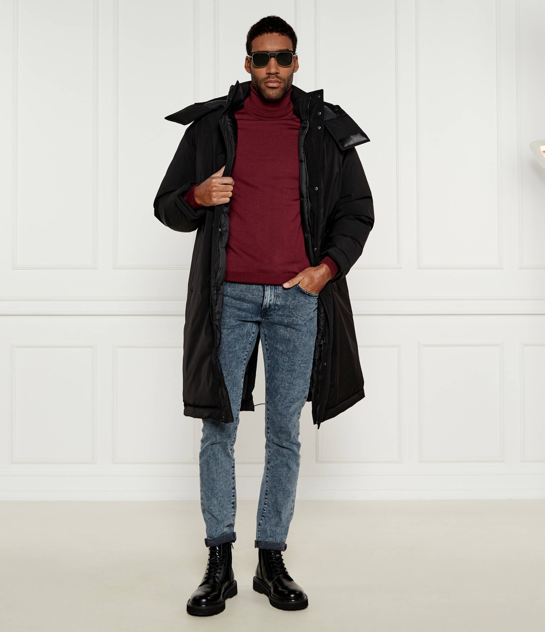 HUGO De lână maletă San Thomas-M | Regular Fit