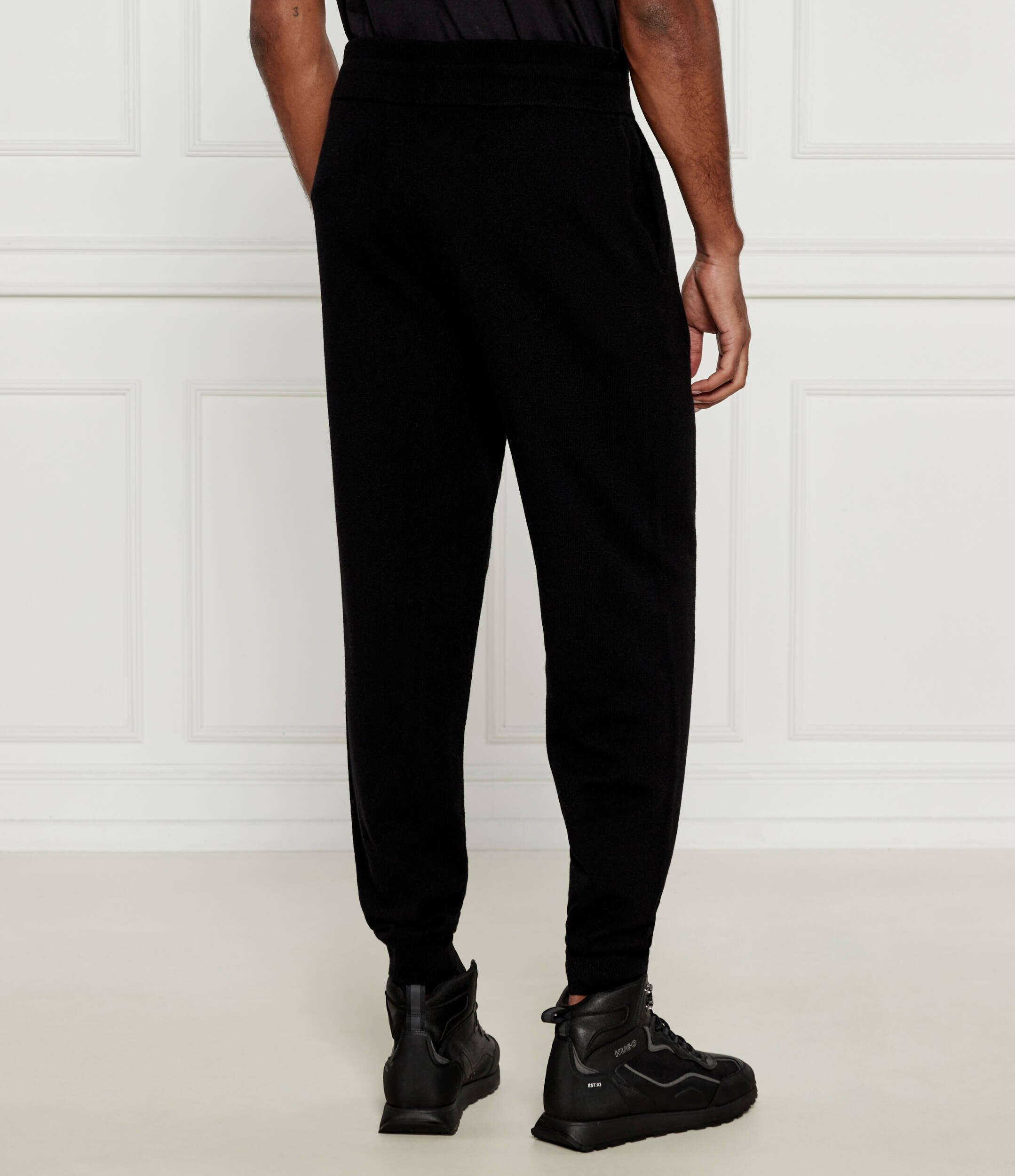 HUGO De lână pantaloni de trening San Steero-L | Loose fit