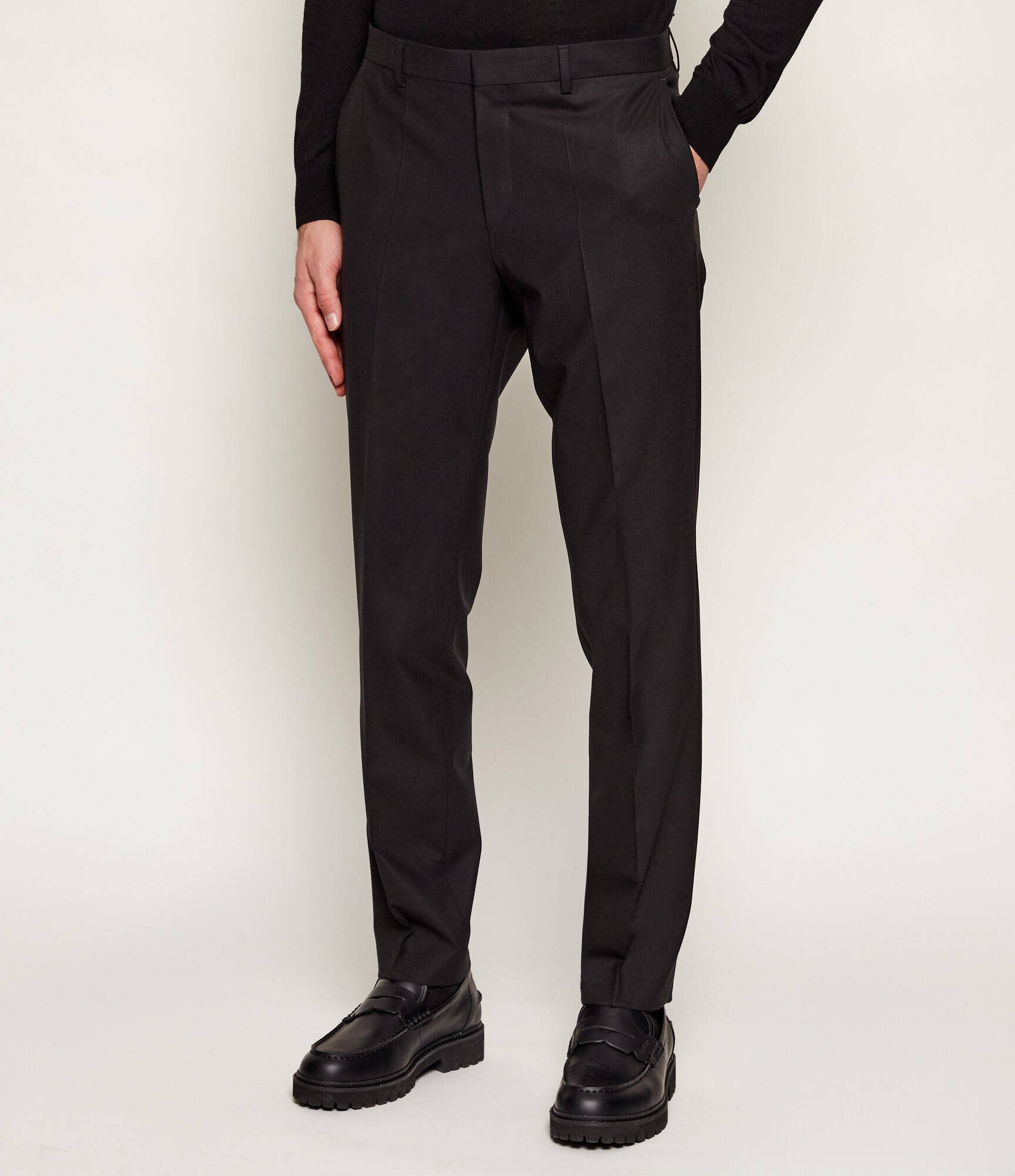 HUGO De lână pantaloni Getlin232X | Slim Fit