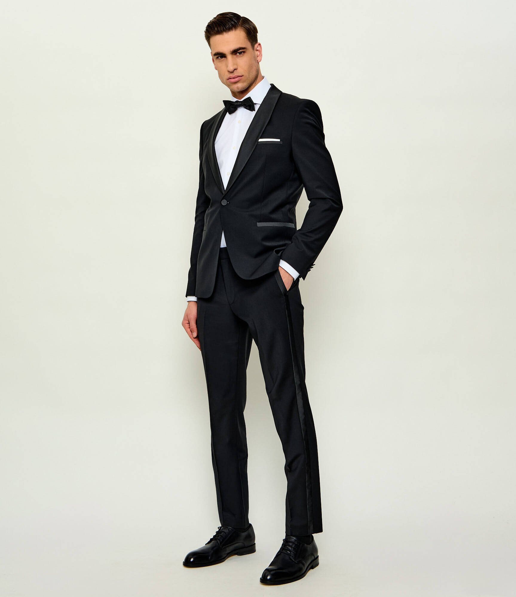 HUGO de lână pantaloni hesten224e1x | extra slim fit