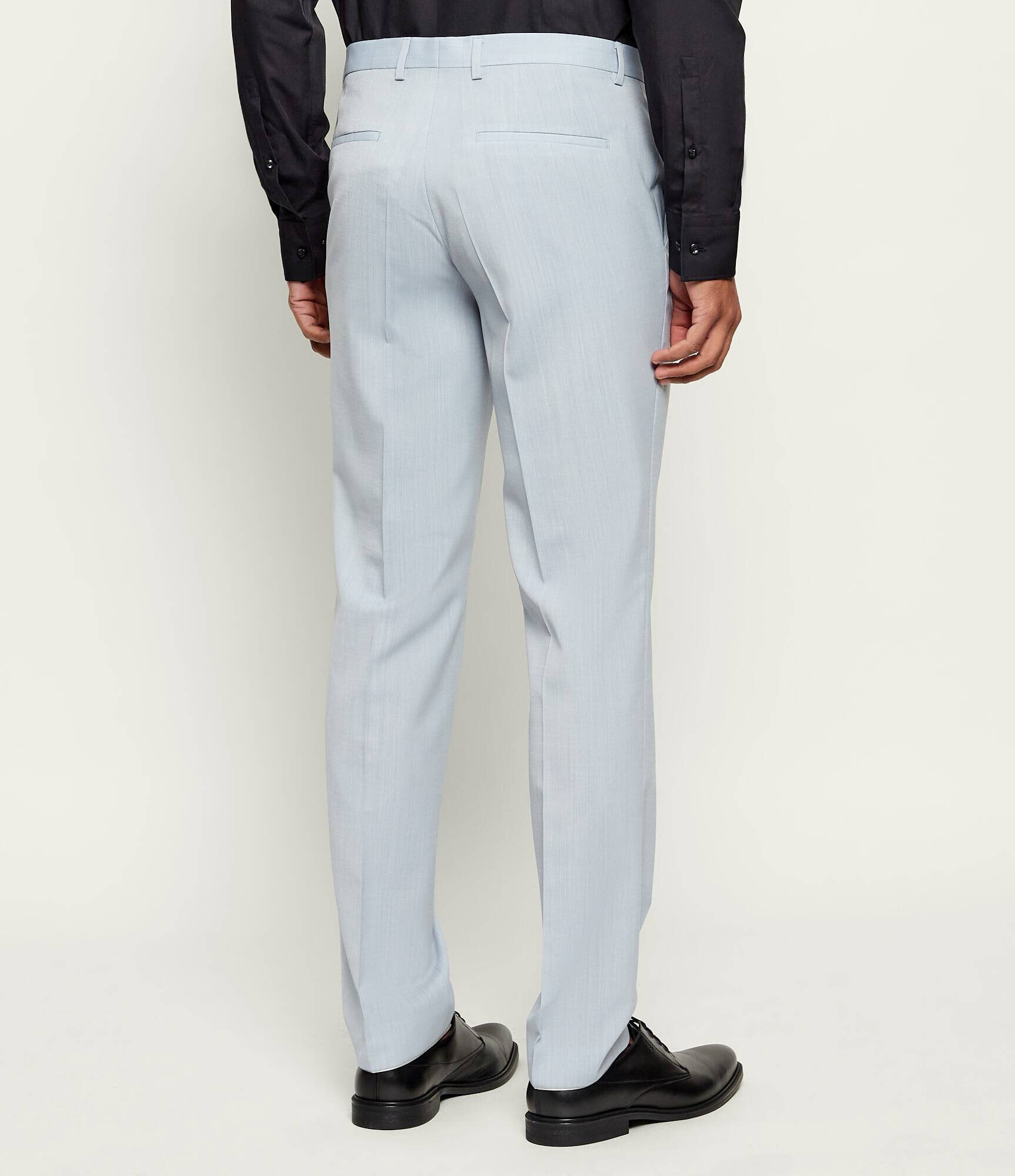 HUGO De lână pantaloni Hesten253X | Extra slim fit