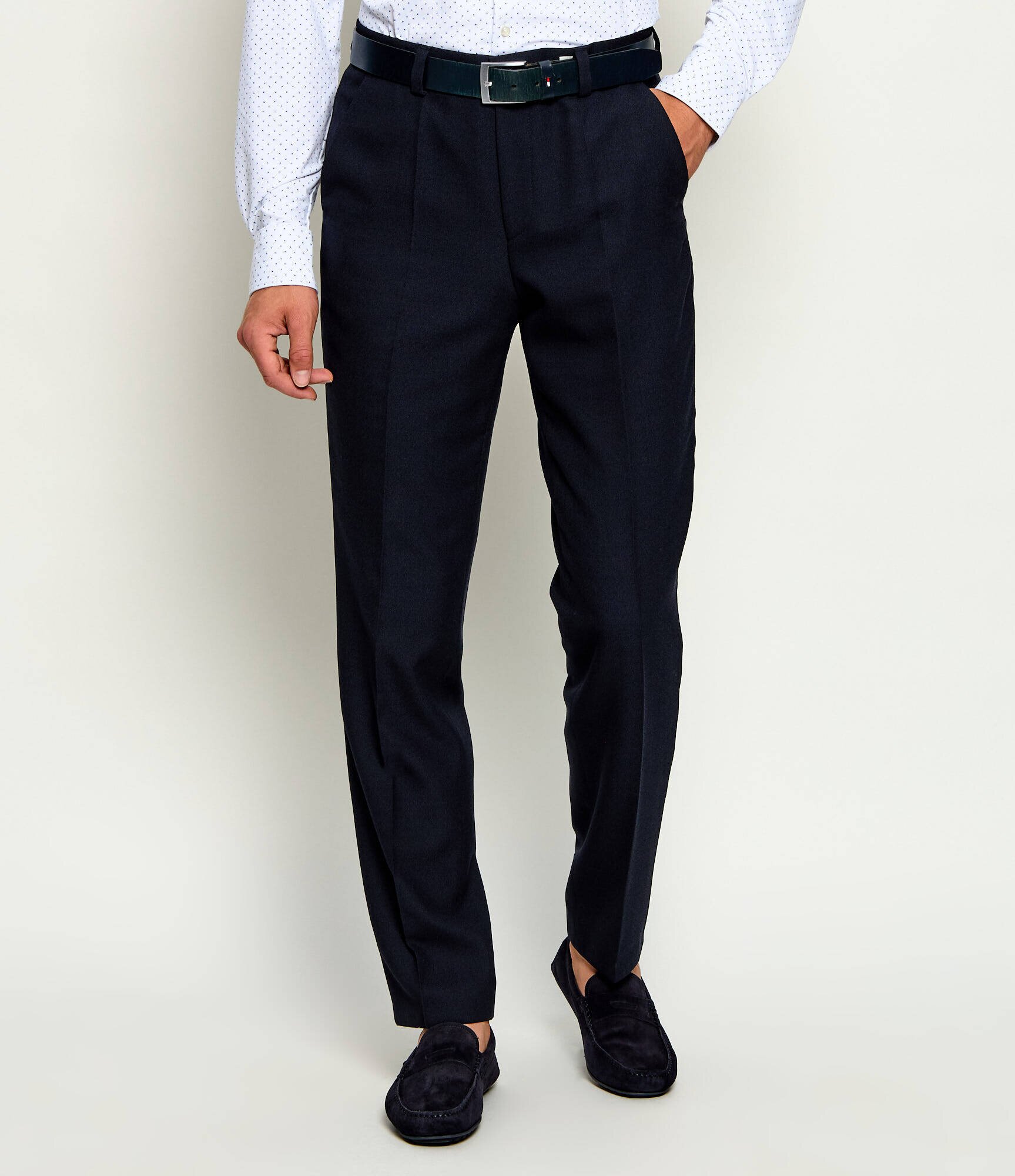 HUGO De lână pantaloni Tom263E2X | Modern fit