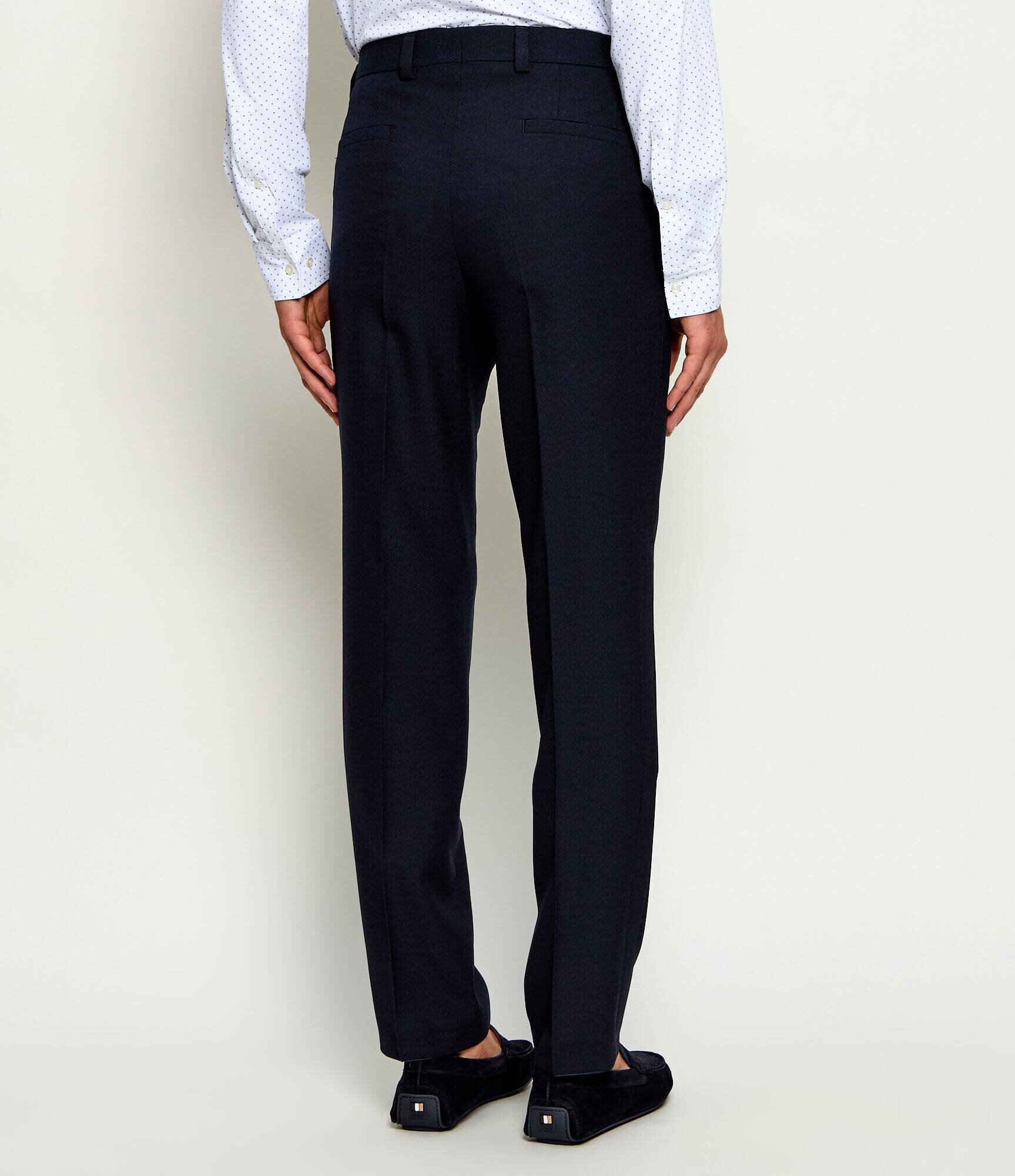 HUGO De lână pantaloni Tom263E2X | Modern fit