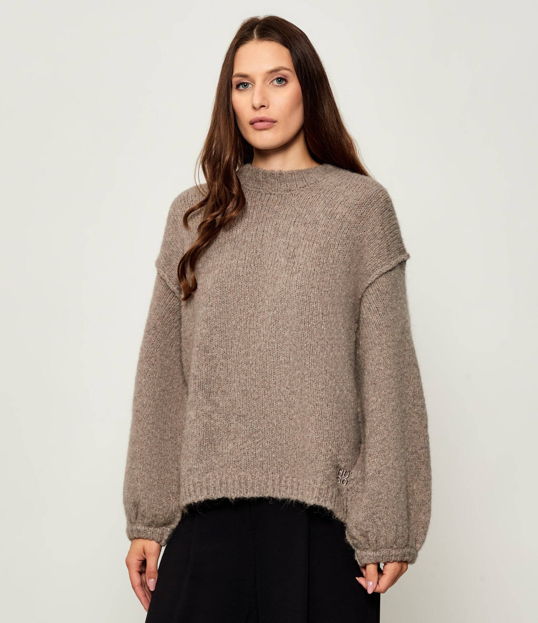 HUGO De lână pulover Sagarro | Oversize fit