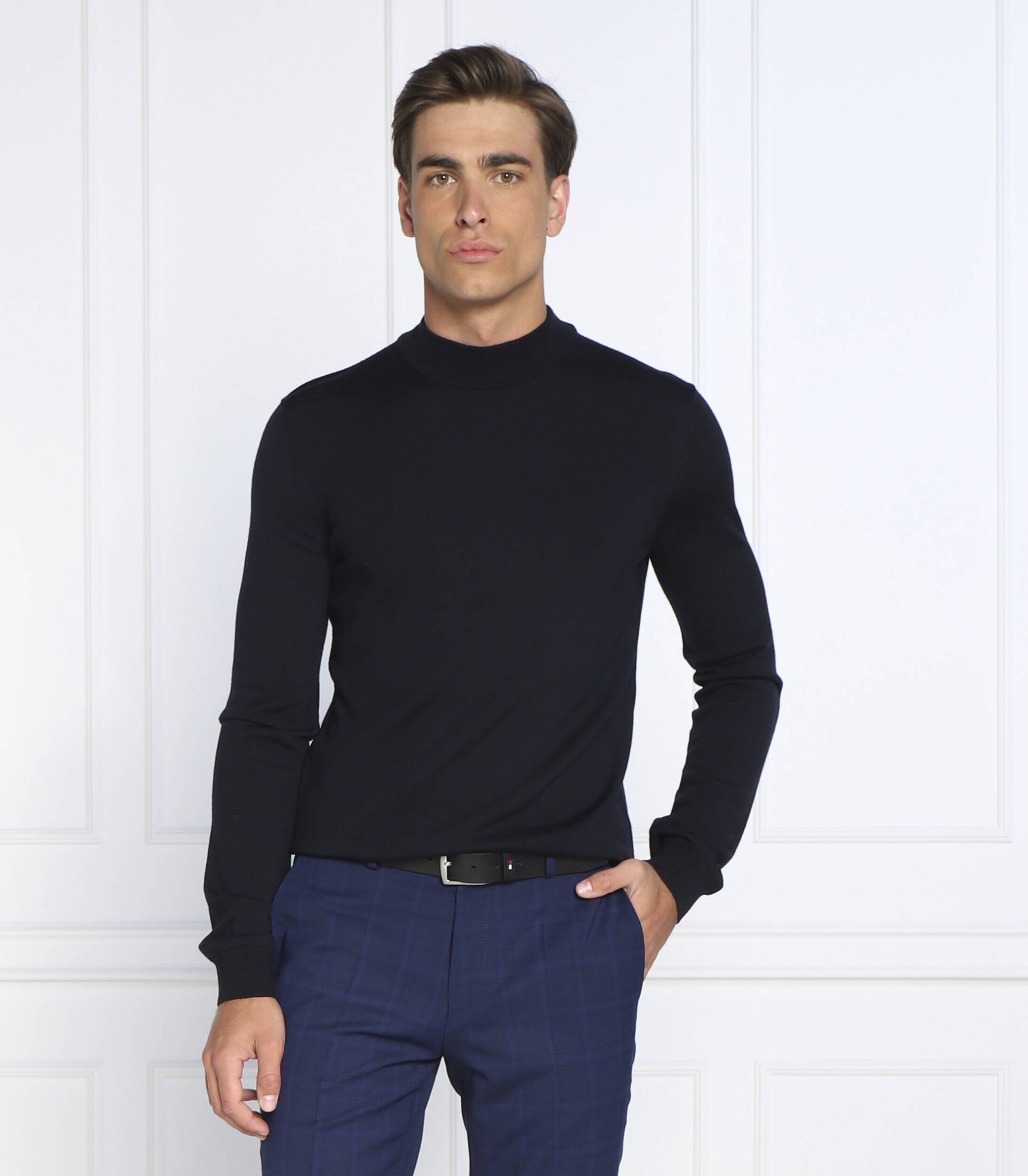 HUGO De lână pulover San Matteo | Regular Fit