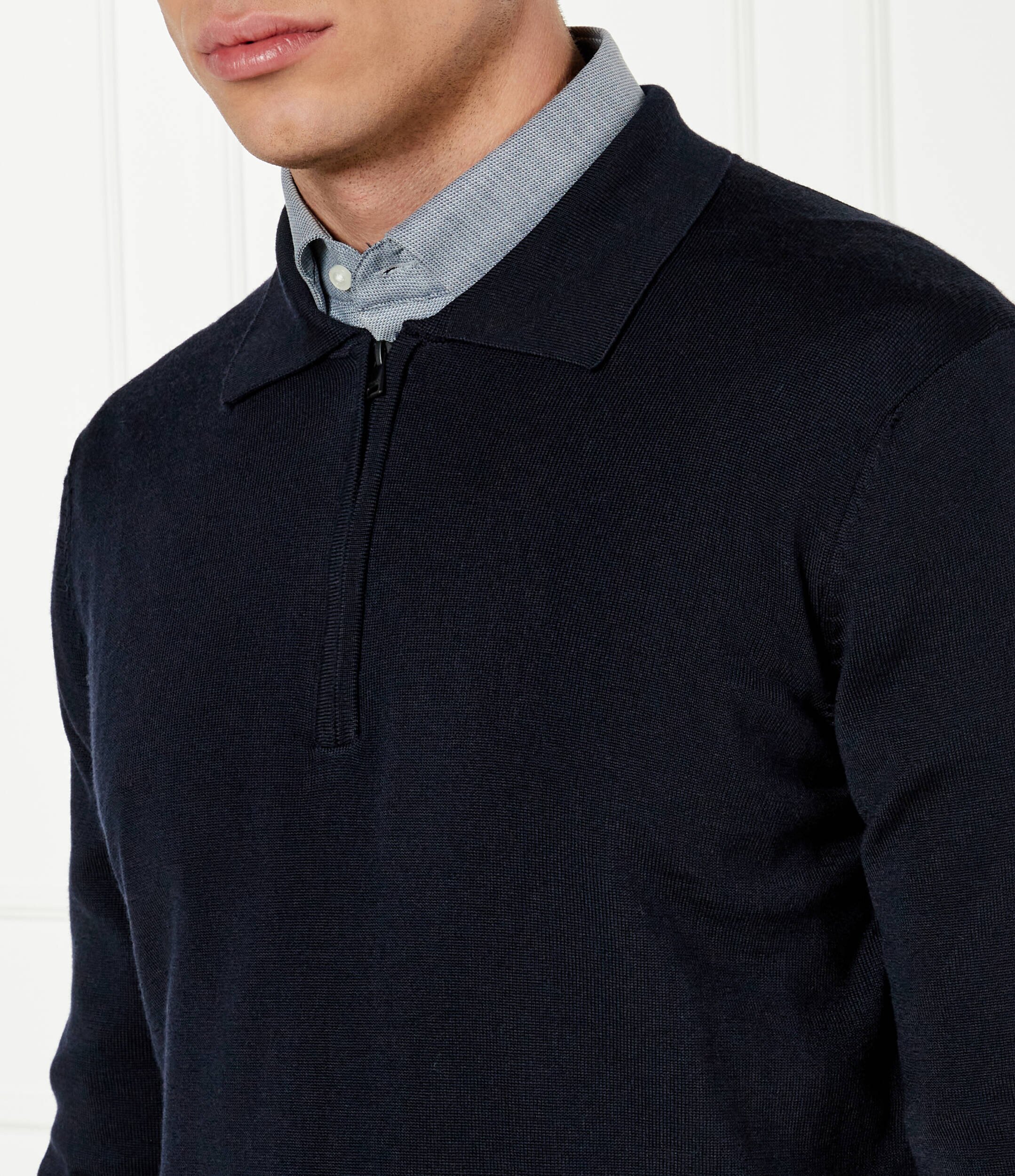 HUGO De lână pulover San Pepe-M1 | Regular Fit