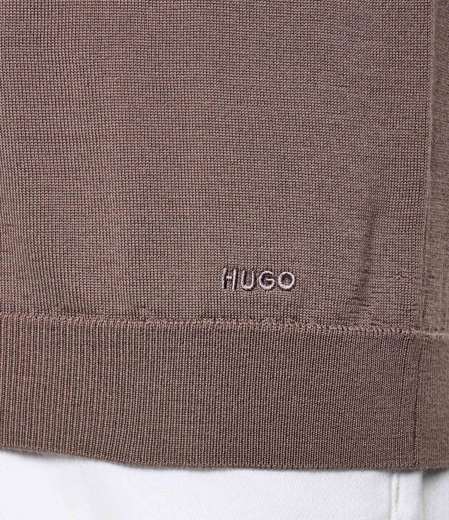 HUGO De lână pulover San Quirin-M | regular fit