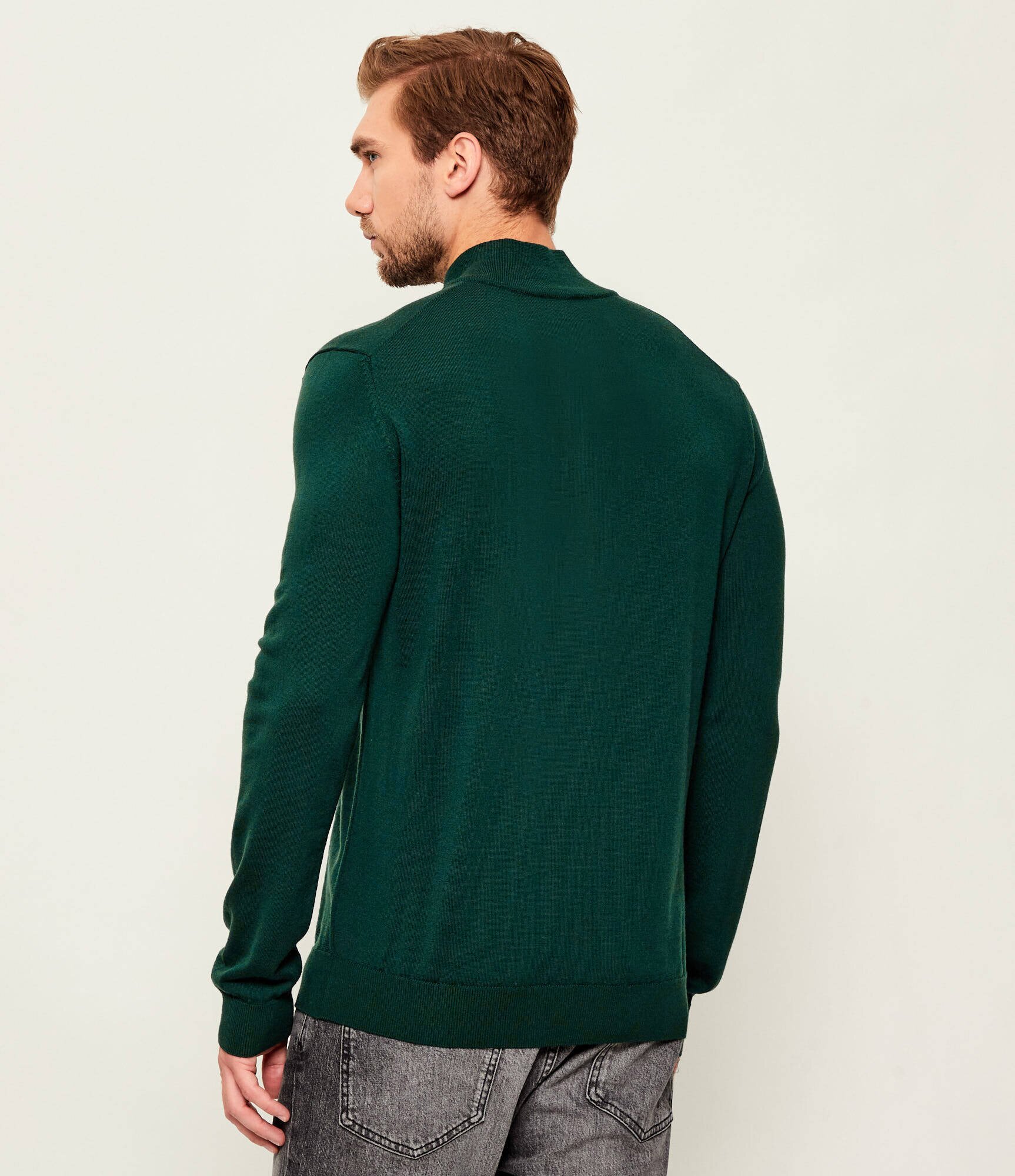 HUGO De lână pulover San Quirin-M | regular fit
