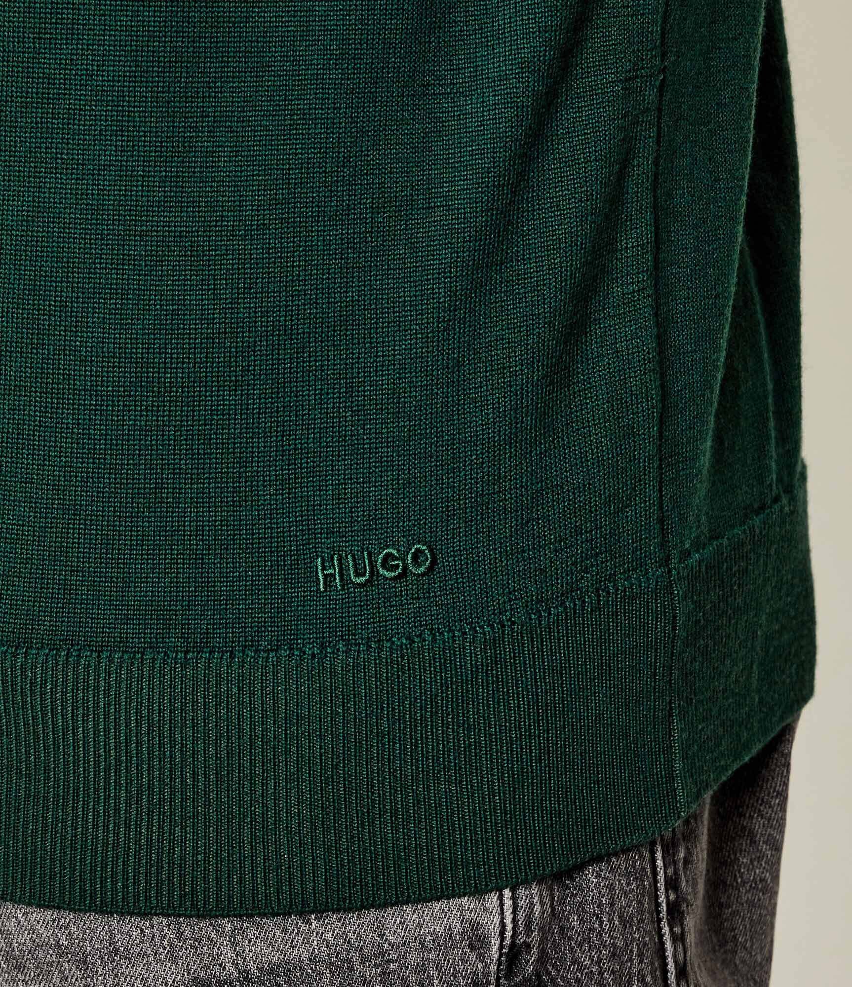 HUGO De lână pulover San Quirin-M | regular fit