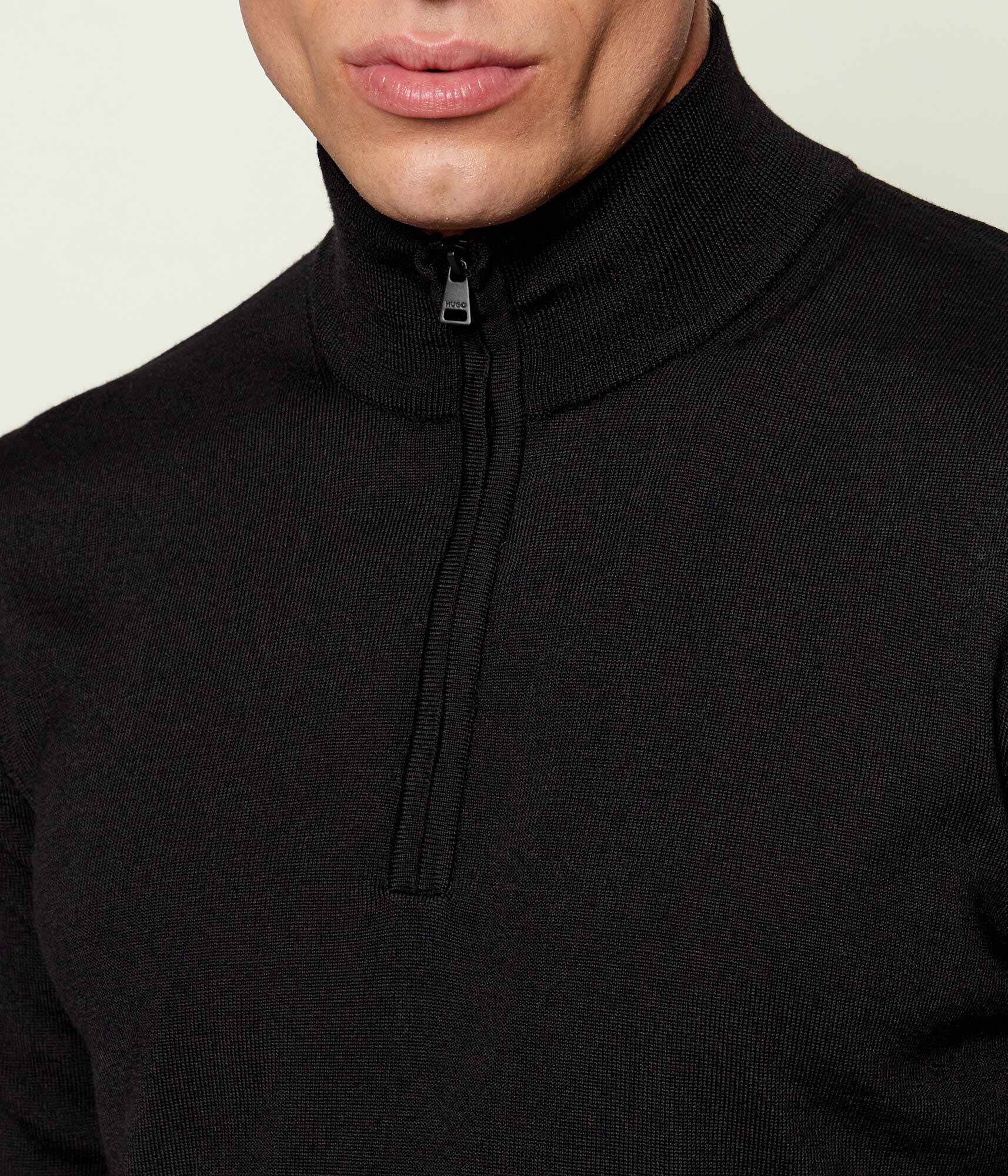 HUGO De lână pulover San Quirin-M | regular fit