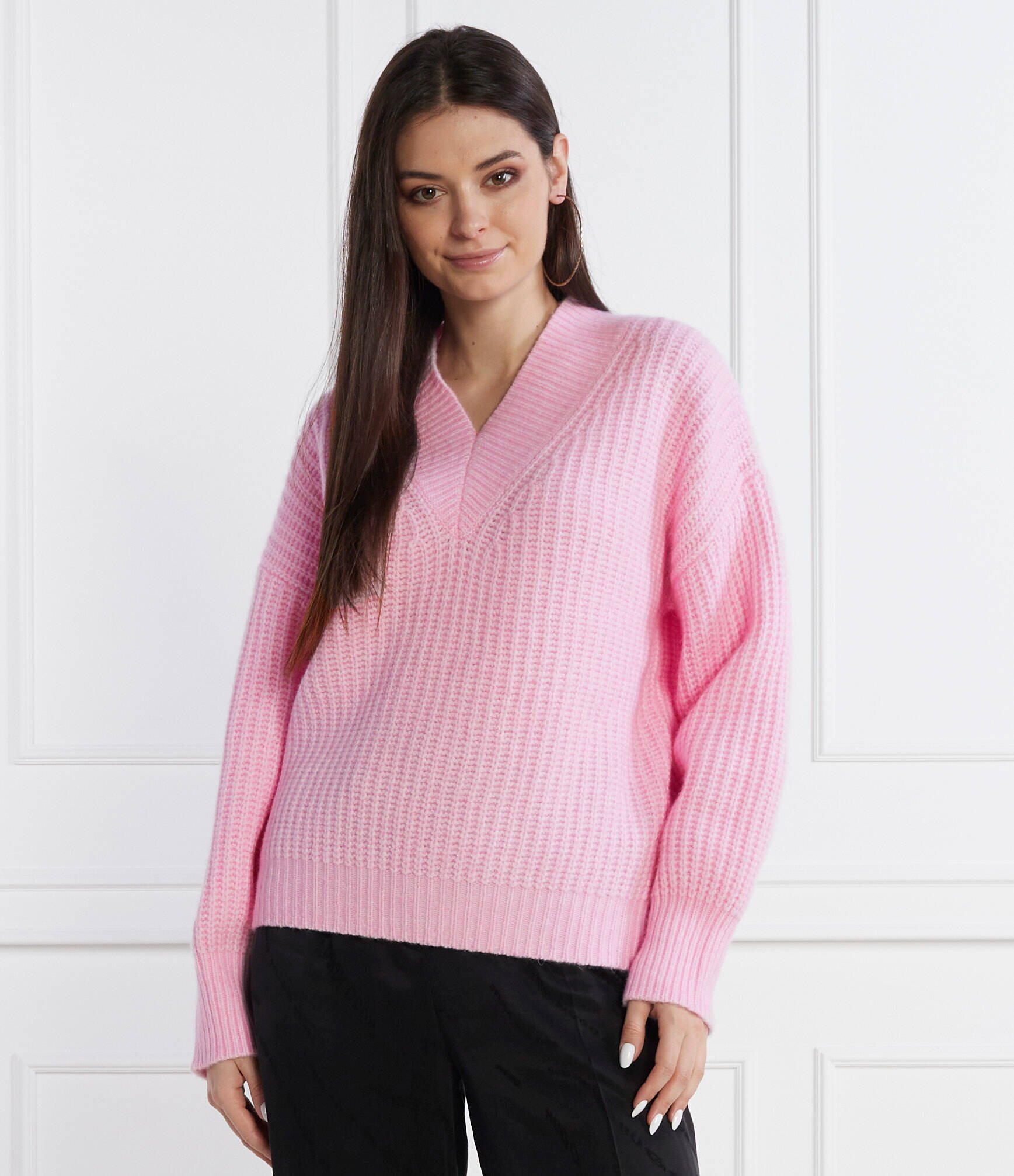 HUGO De lână pulover Sesamia | Oversize fit
