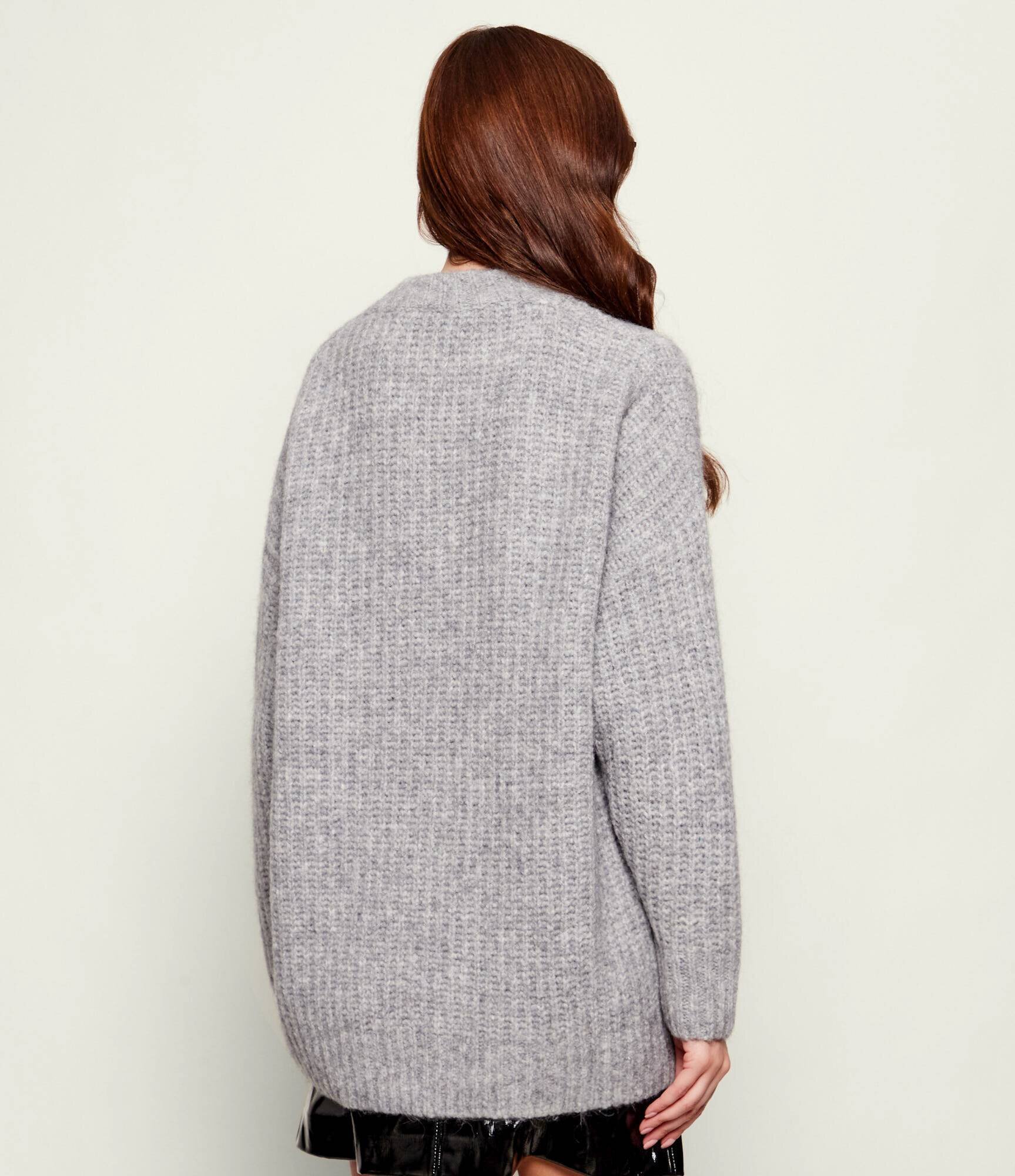 HUGO De lână pulover Sloguis | Oversize fit