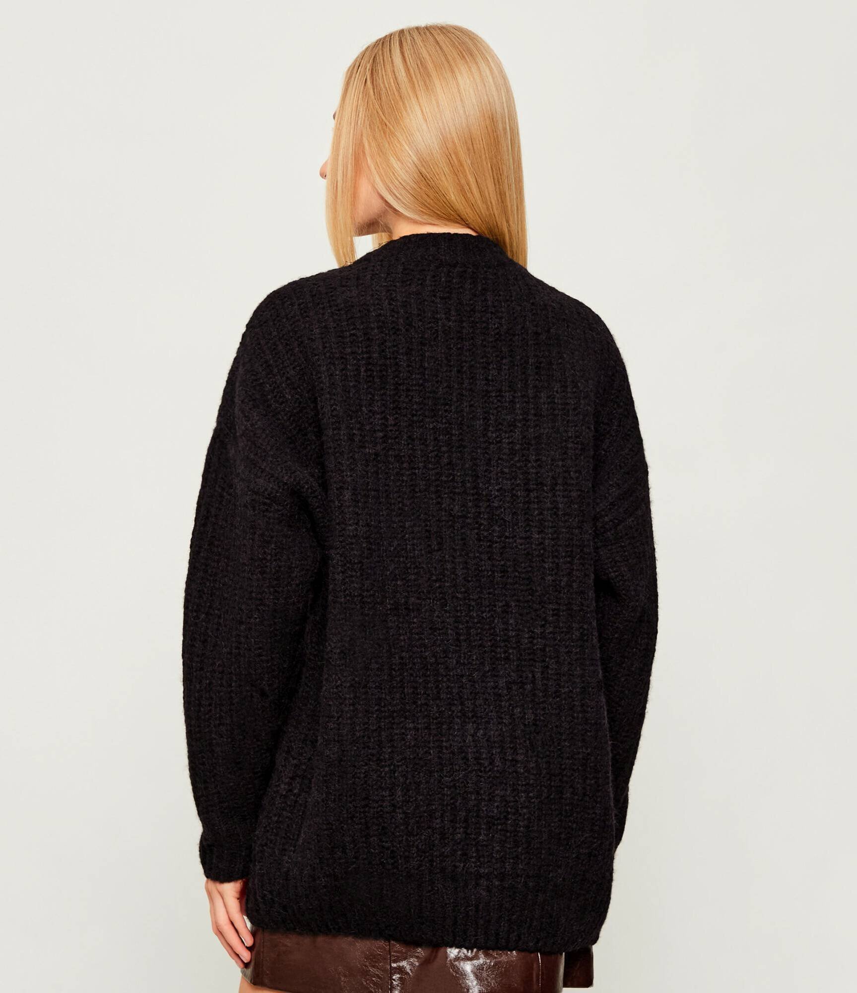HUGO De lână pulover Sloguis | Oversize fit