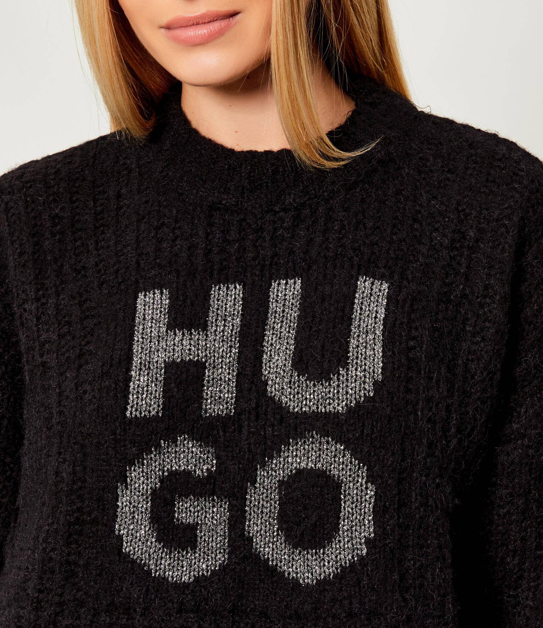 HUGO De lână pulover Sloguis | Oversize fit