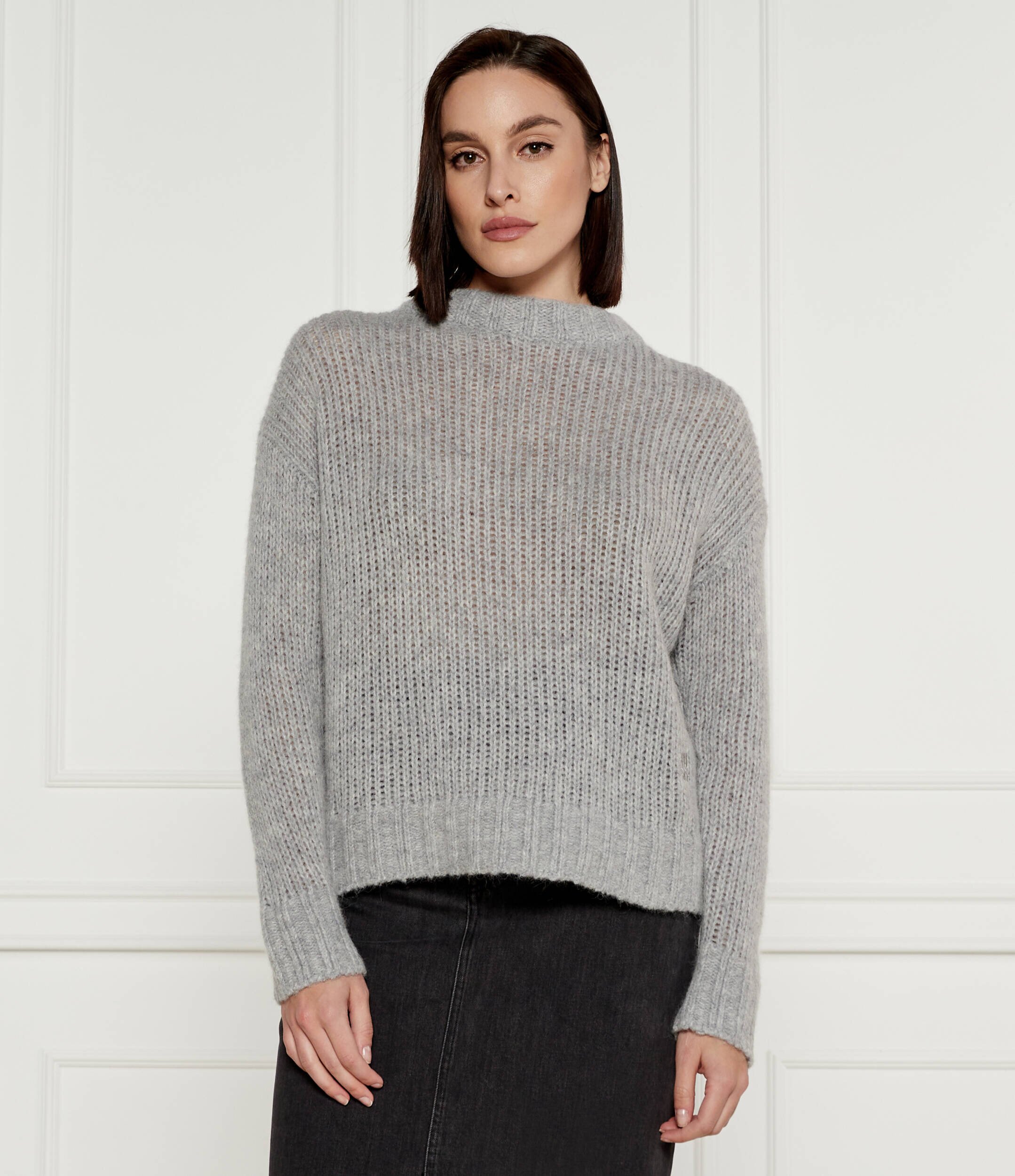 HUGO De lână pulover Sloossy | Oversize fit