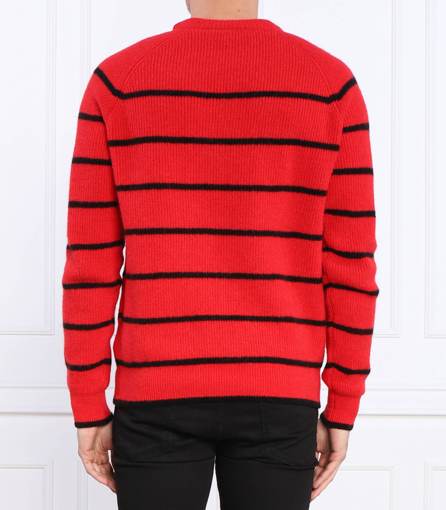 HUGO de lână pulover stom | regular fit |
