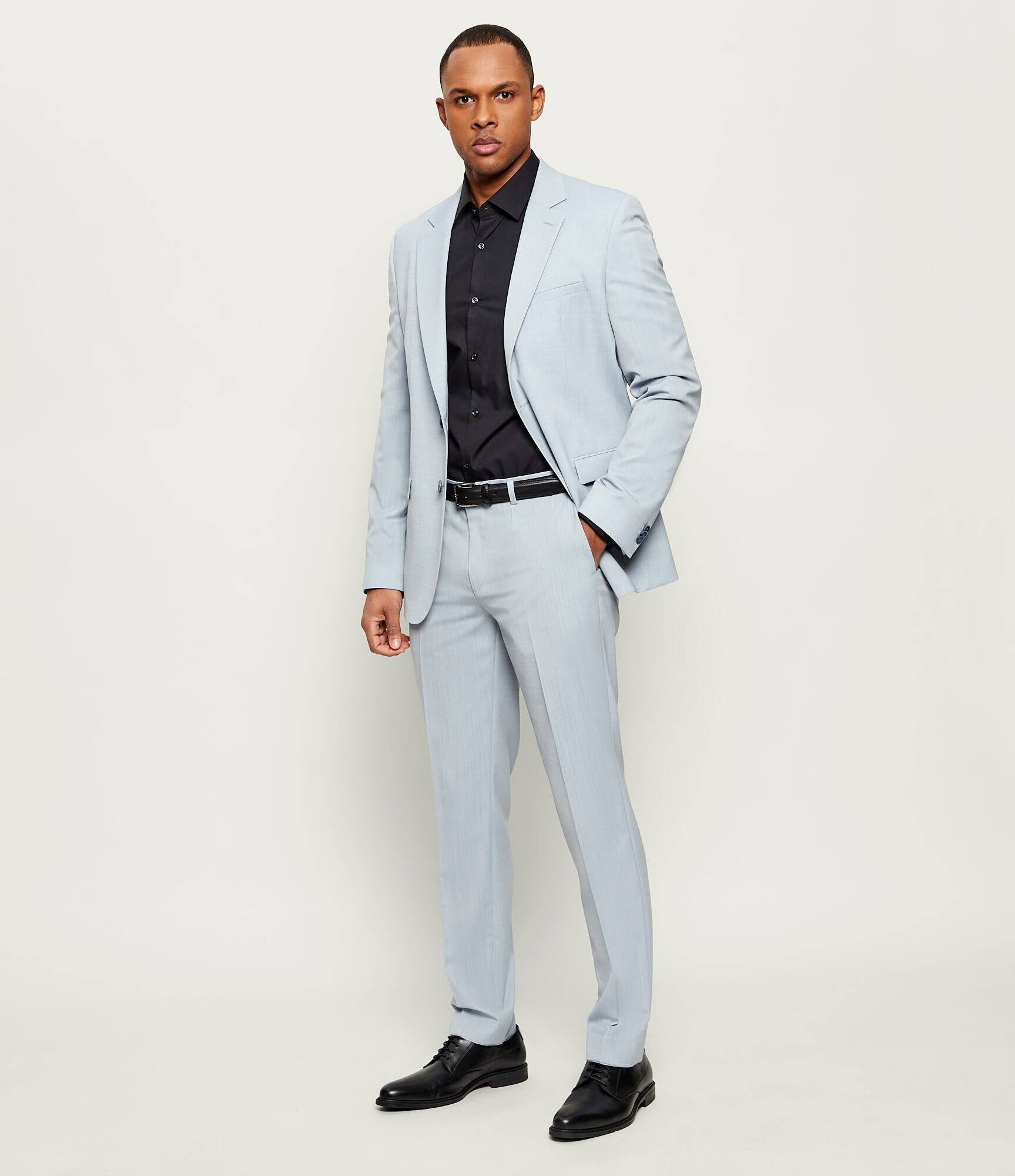 HUGO De lână sacou Arti253X | Extra slim fit
