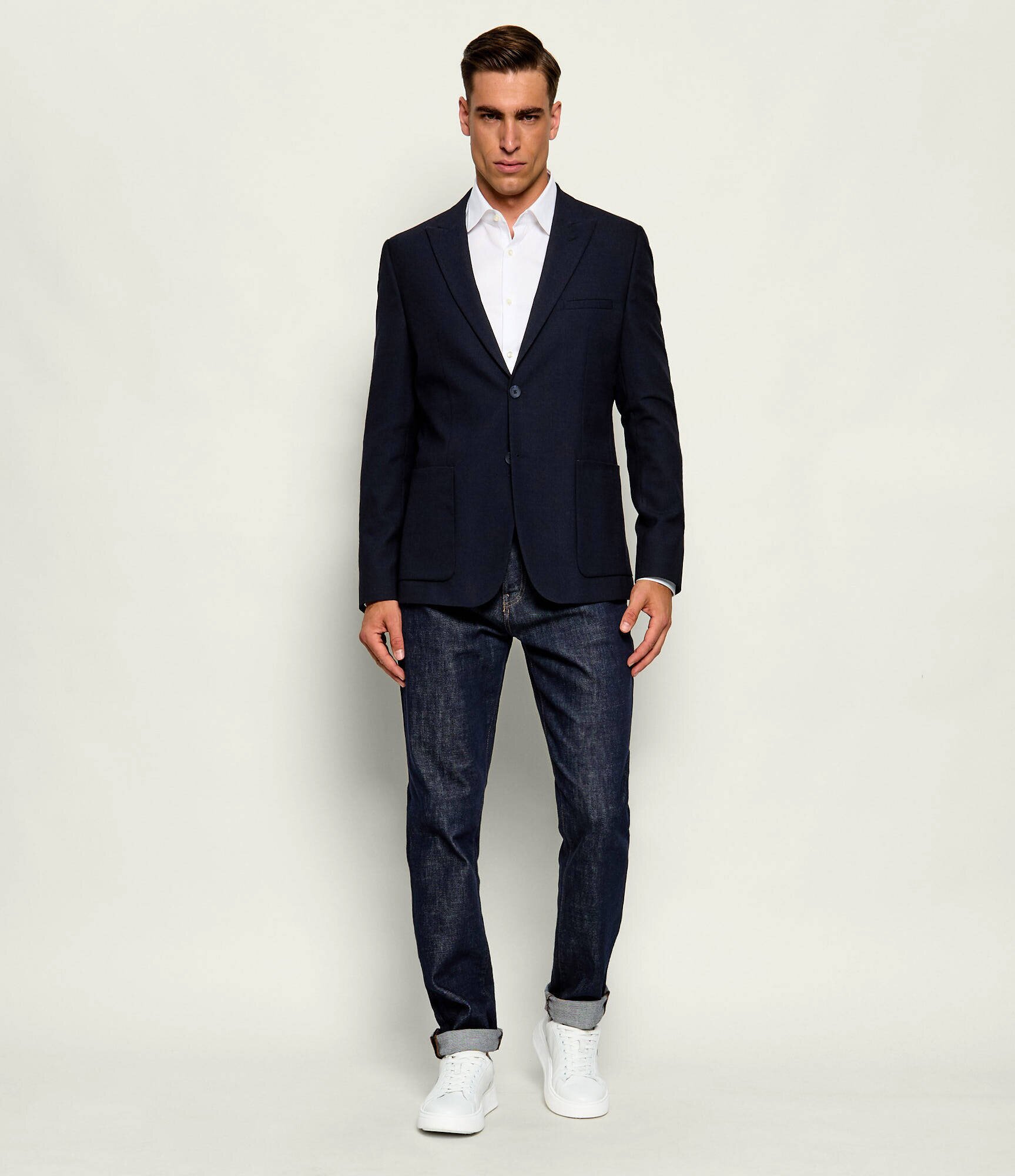 HUGO De lână sacou Arti261F2X | Extra slim fit