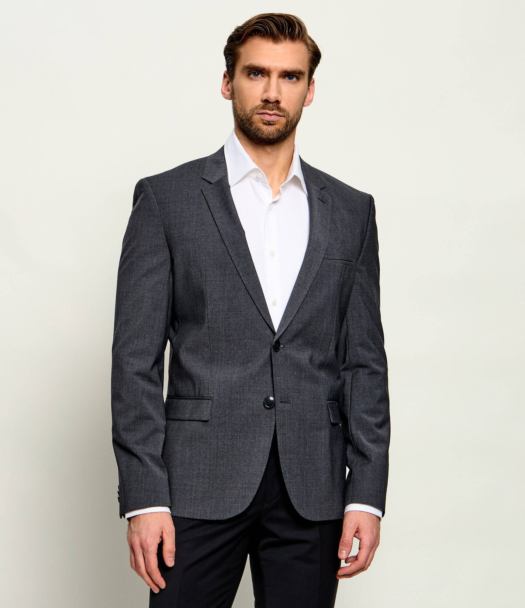 HUGO de lână sacou artim204x | regular fit