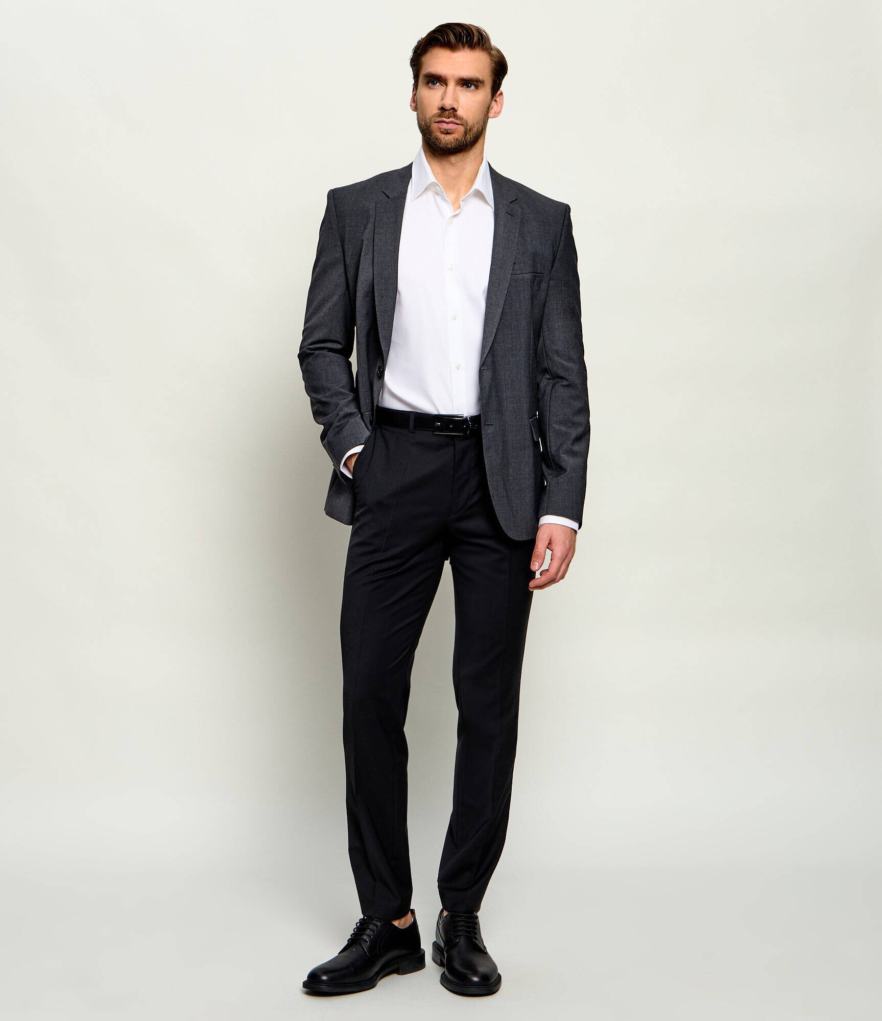 HUGO de lână sacou artim204x | regular fit