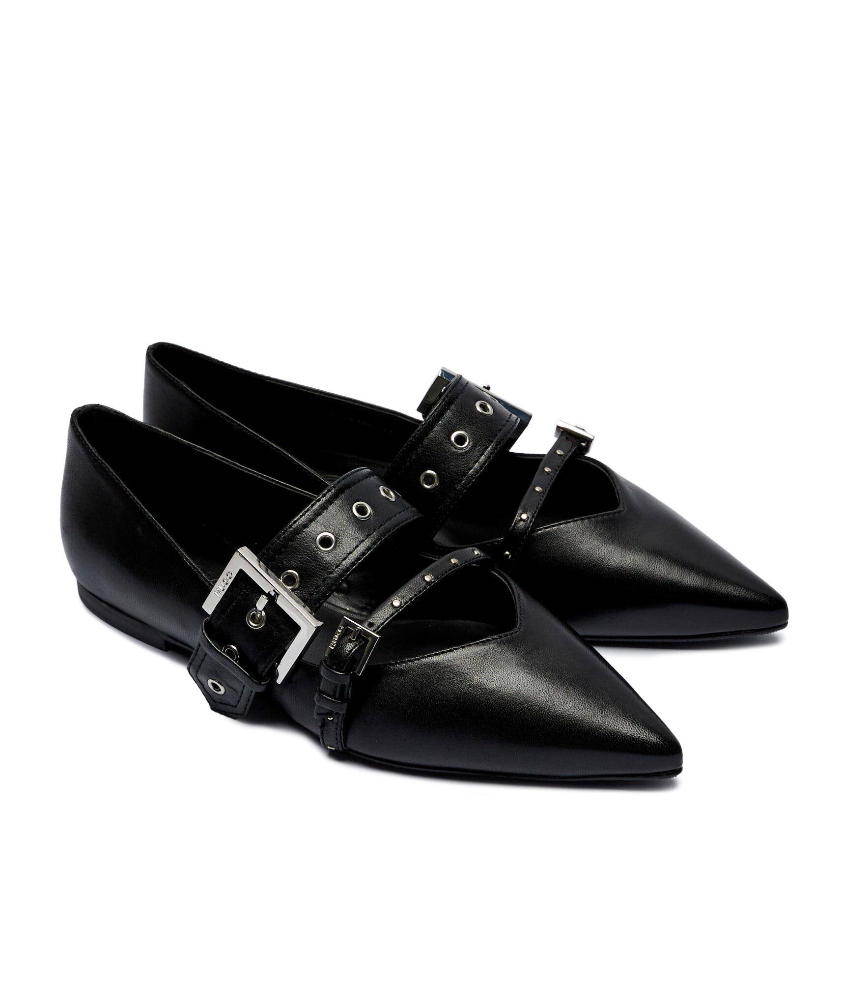 HUGO De piele balerini Maridia_Ball_BKNA