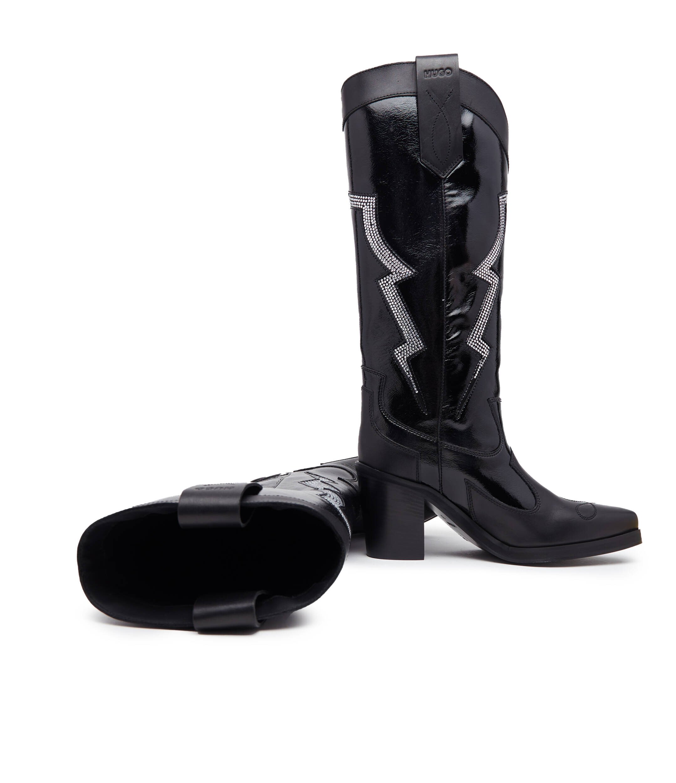 HUGO De piele cizme cowboy