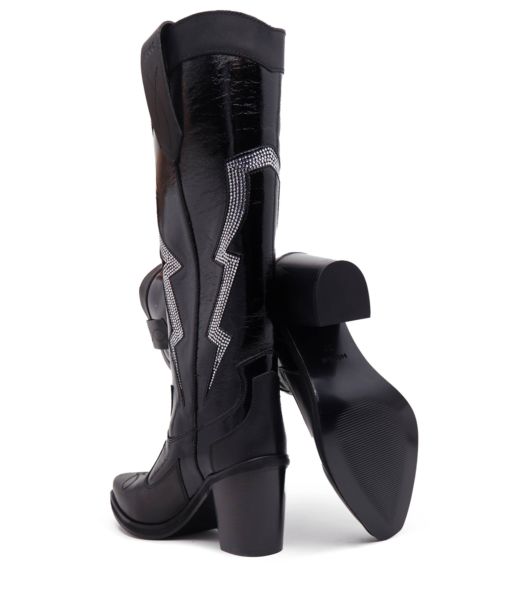 HUGO De piele cizme cowboy