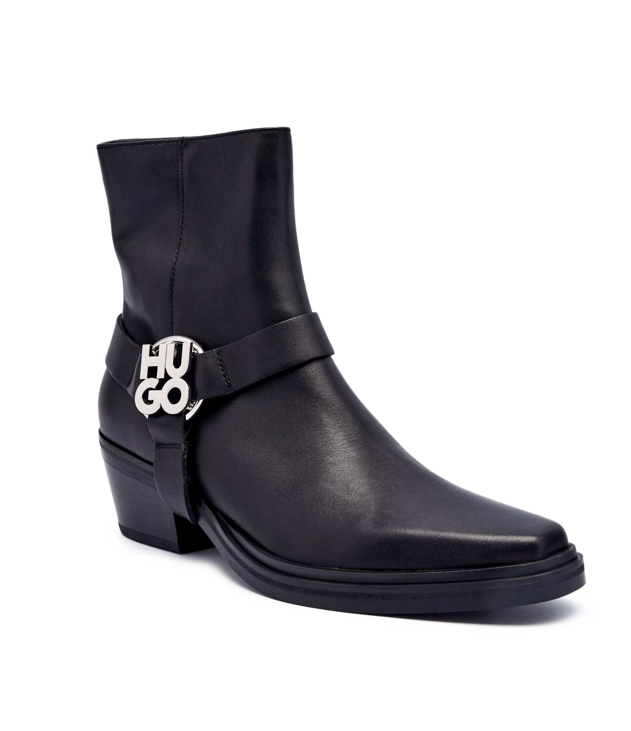 HUGO De piele cizme cowboy Kody_Bootie_LT
