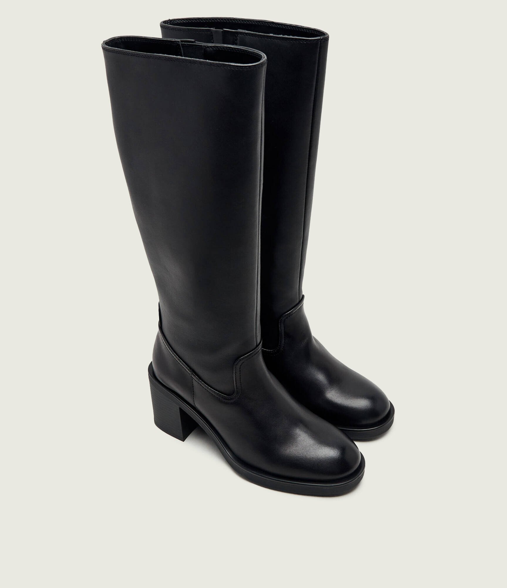 HUGO De piele cizme cu toc Nalie_Boot_shlt