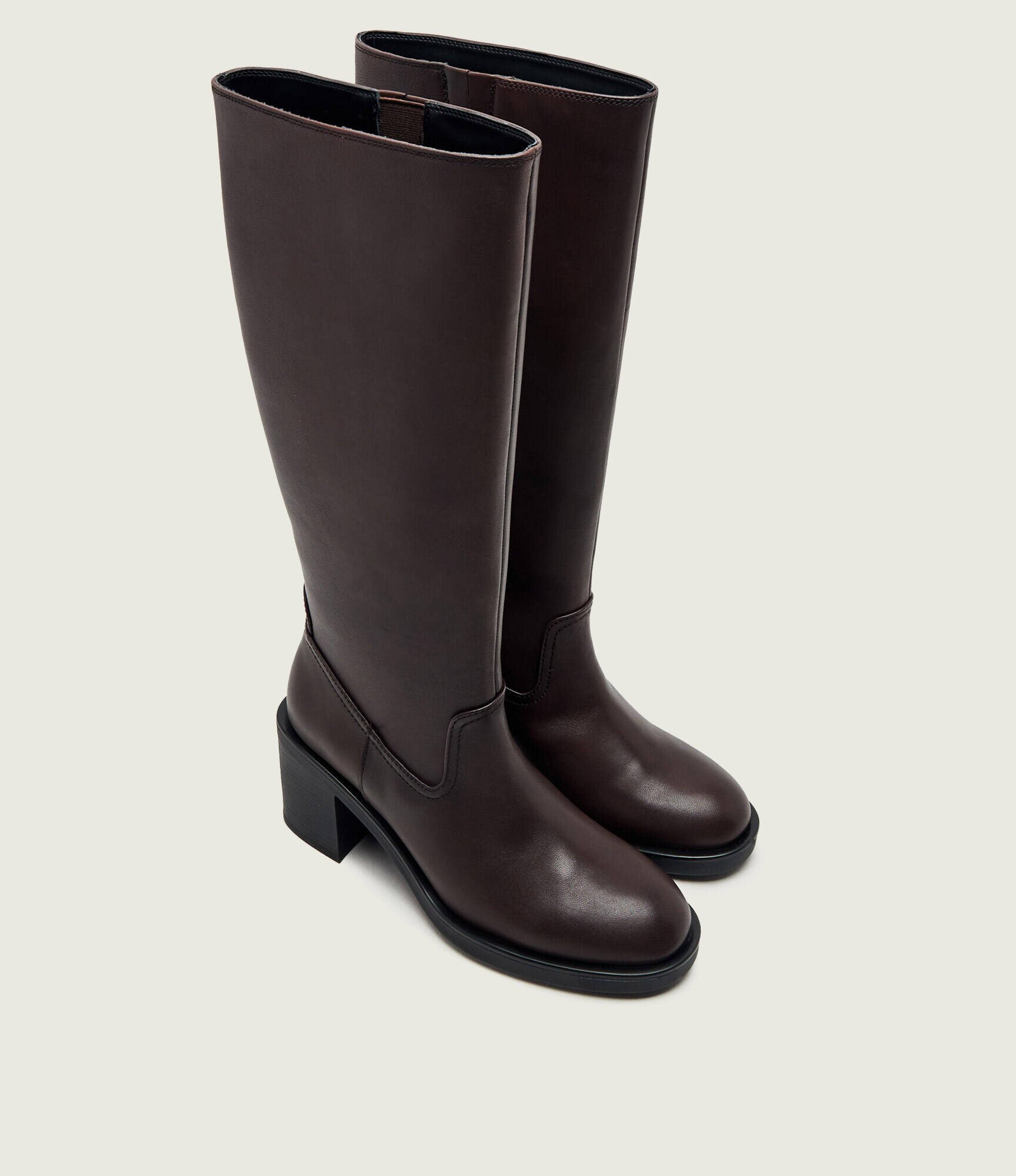 HUGO De piele cizme cu toc Nalie_Boot_shlt