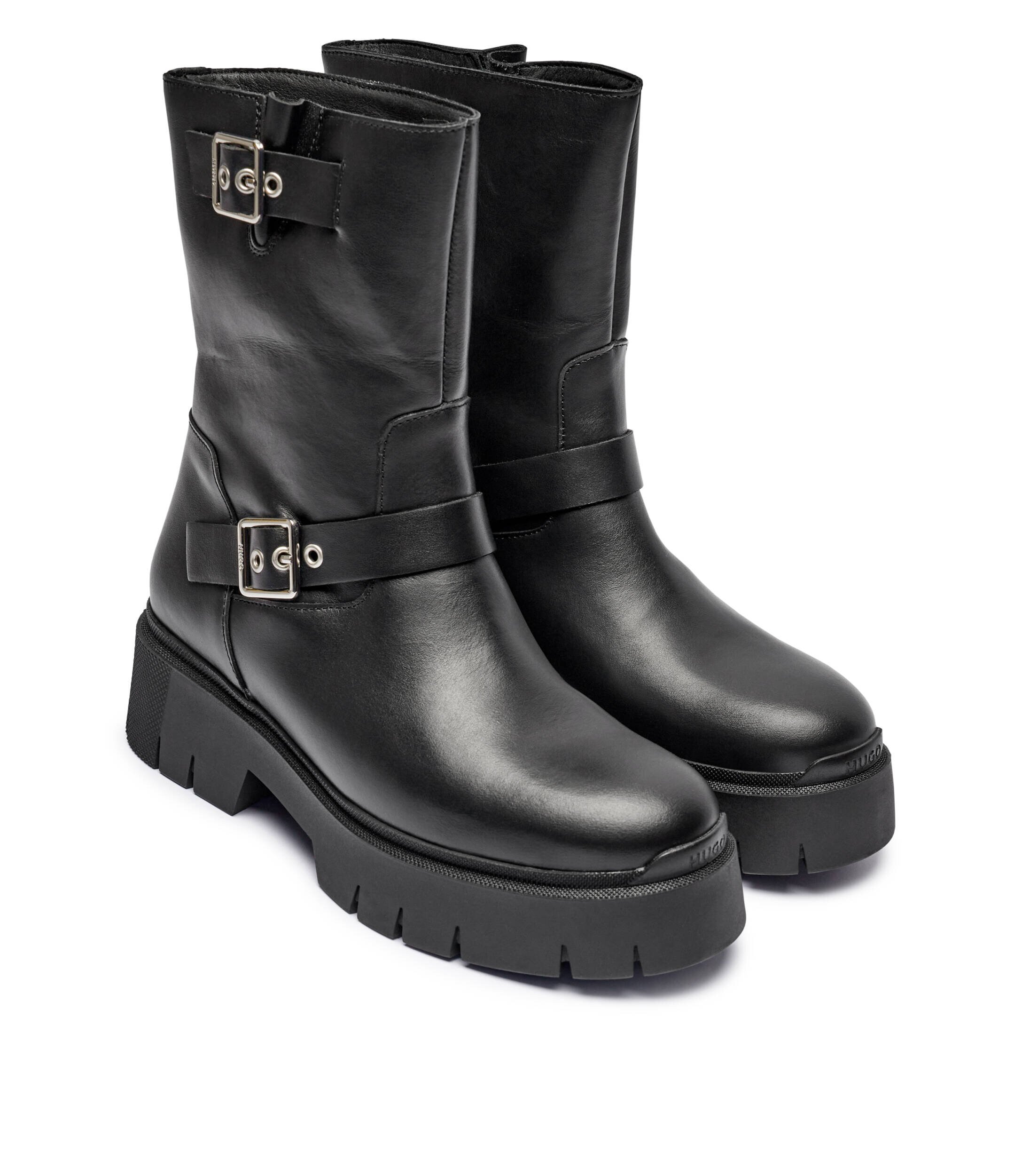 HUGO De piele ghete biker Kris