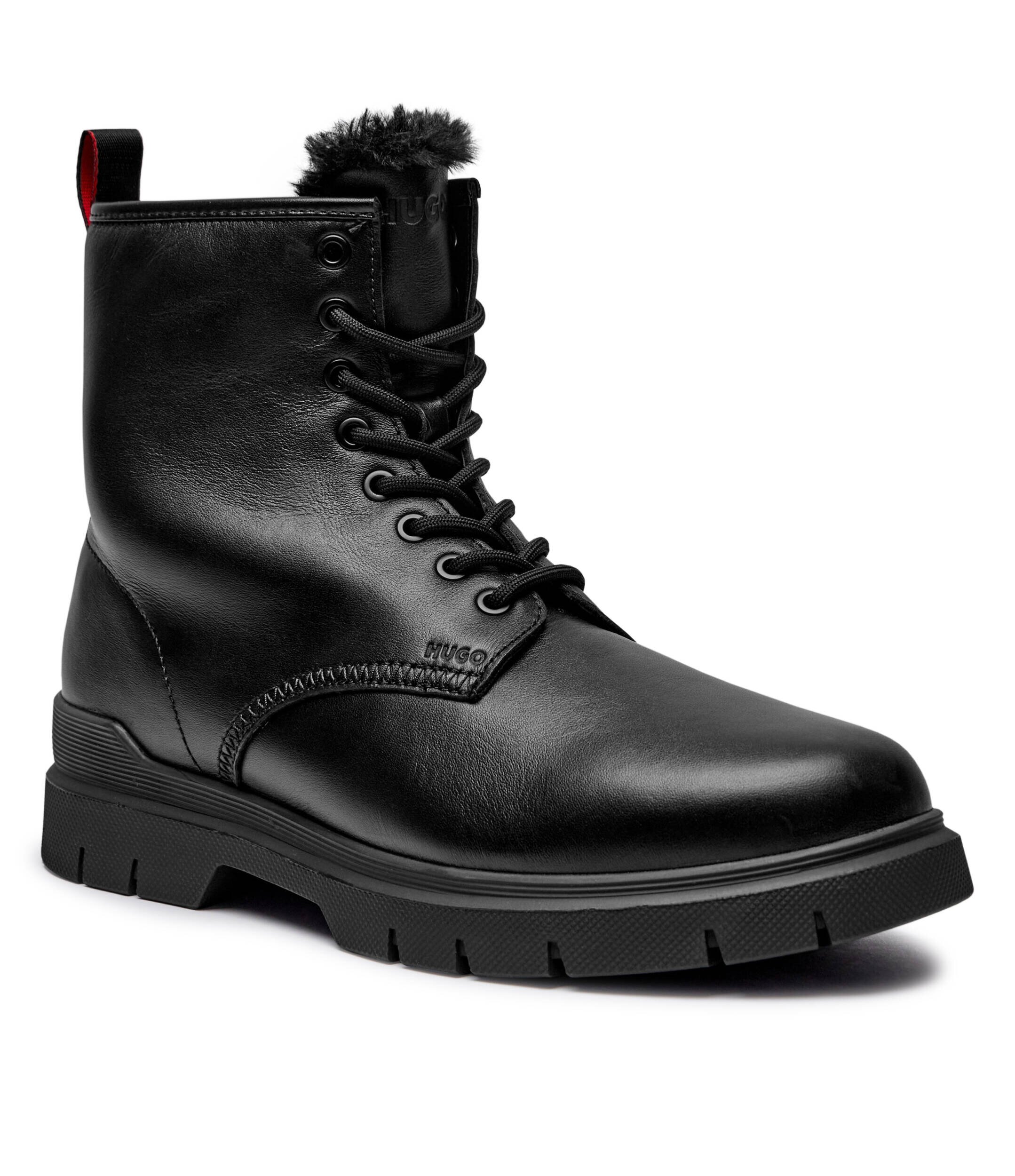 HUGO De piele încălțăminte înaltă RYAN