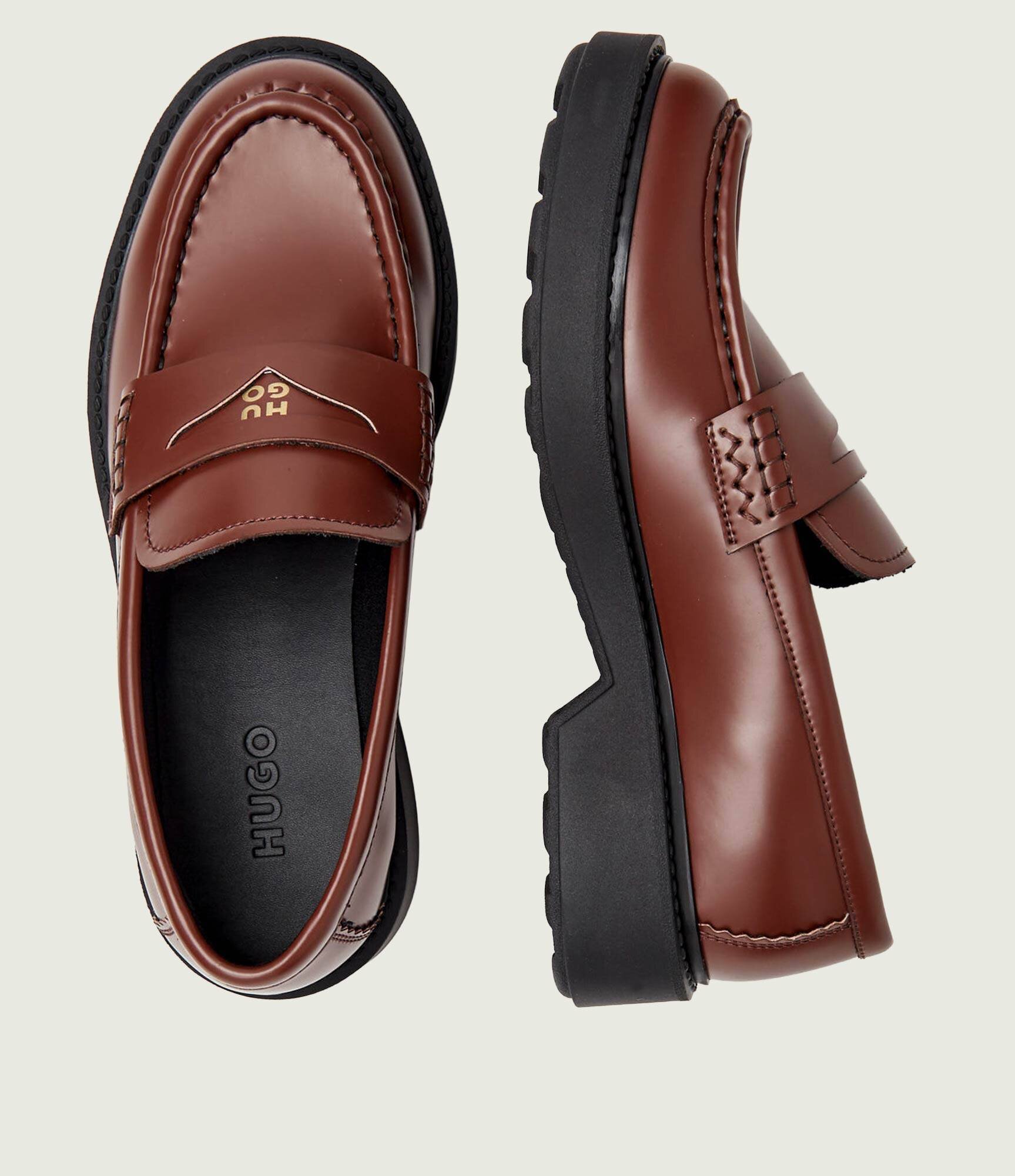 HUGO De piele mocasini Angey_Mocc_brlt