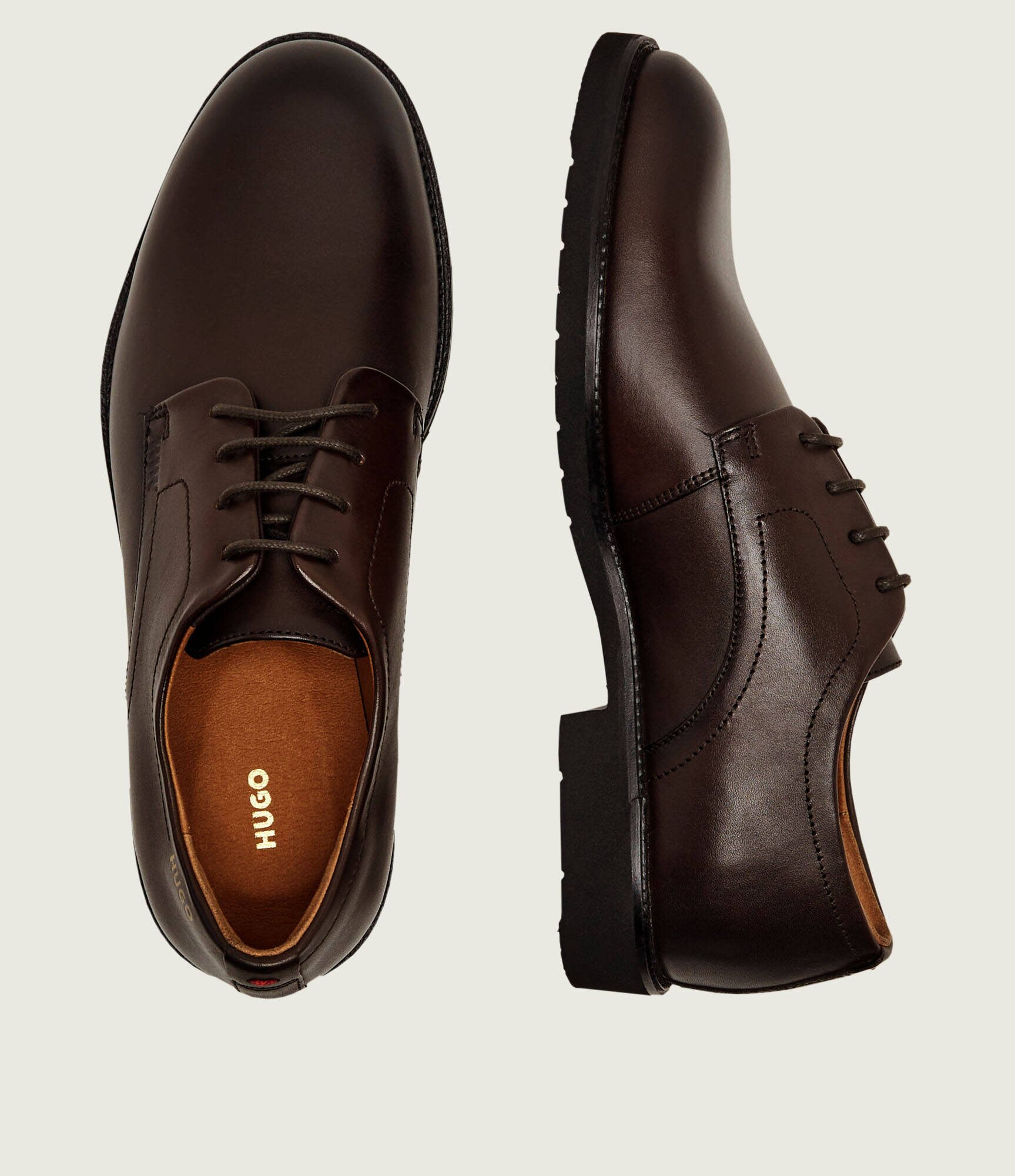 HUGO De piele pantofi derby Ginsby_derb_lt