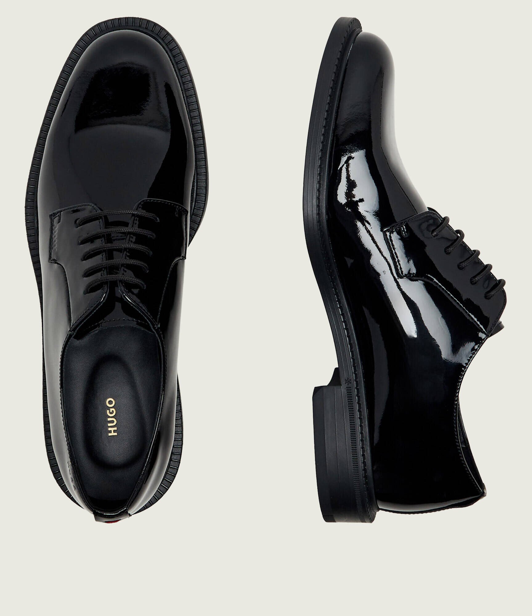HUGO De piele pantofi derby Lysander_pt