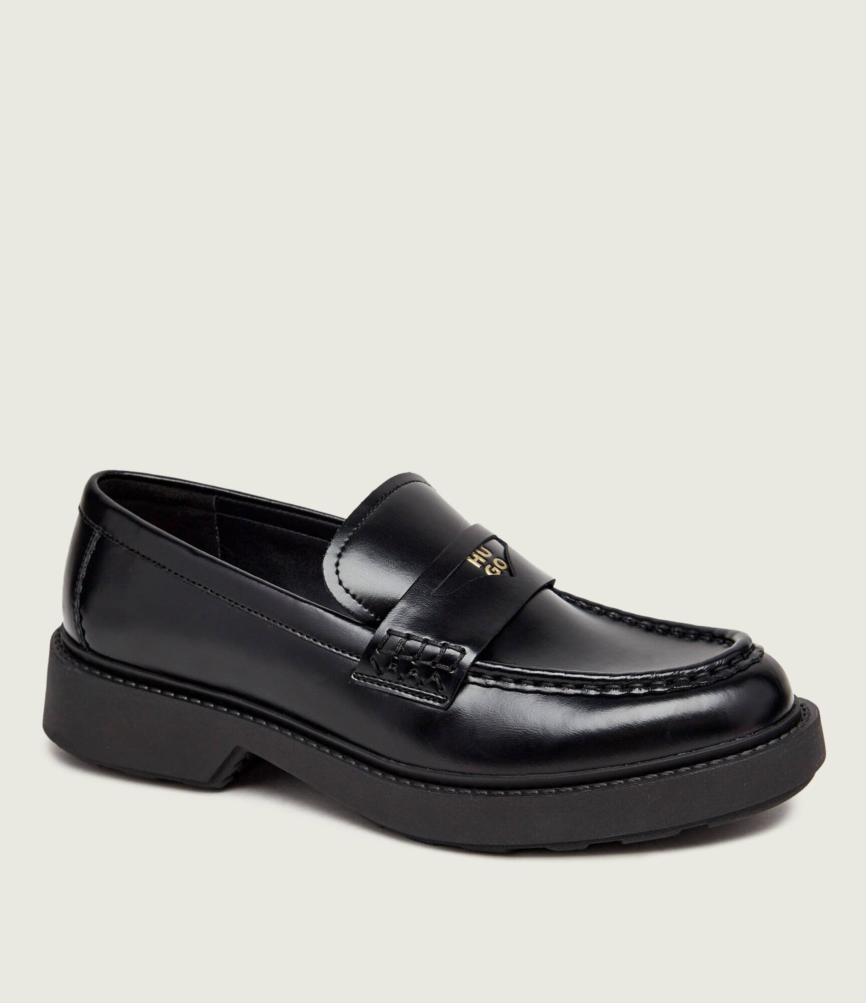 HUGO De piele pantofi loafer Angey_Mocc_aclt
