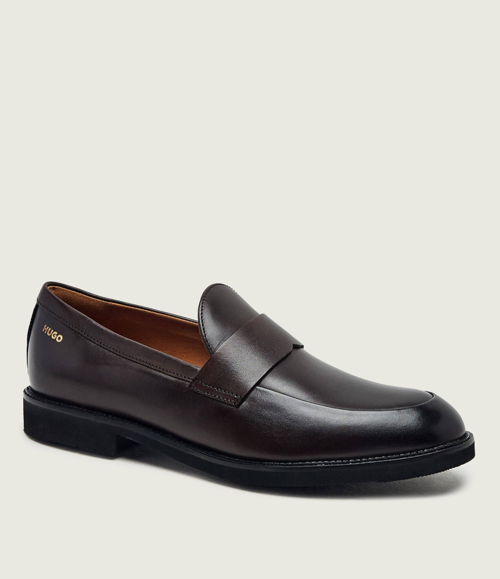 HUGO De piele pantofi loafer Ginsby_loaf_lt