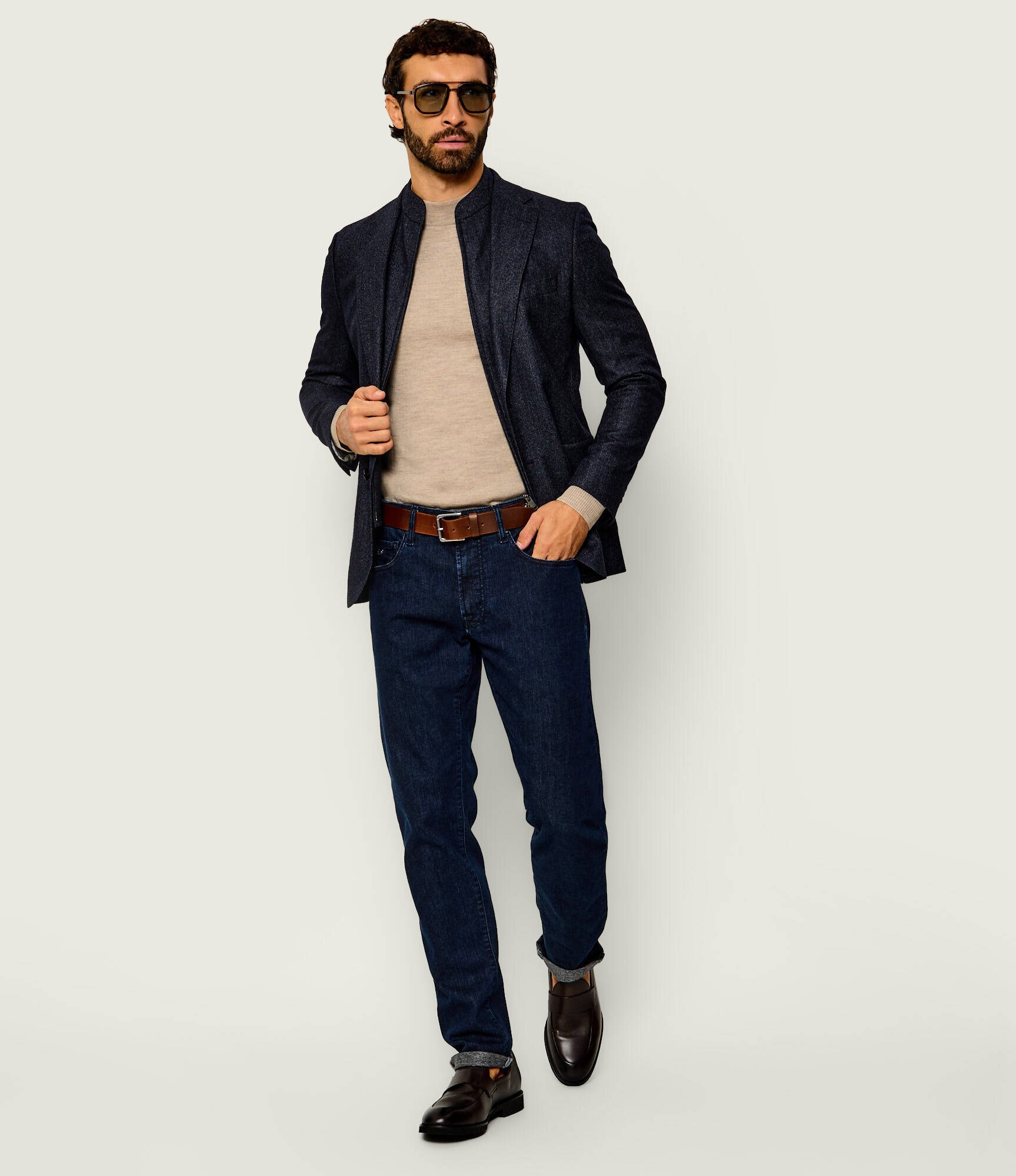 HUGO De piele pantofi loafer Ginsby_loaf_lt