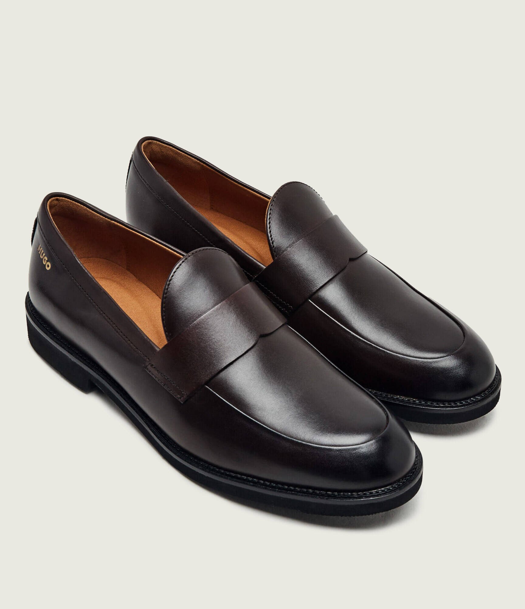 HUGO De piele pantofi loafer Ginsby_loaf_lt