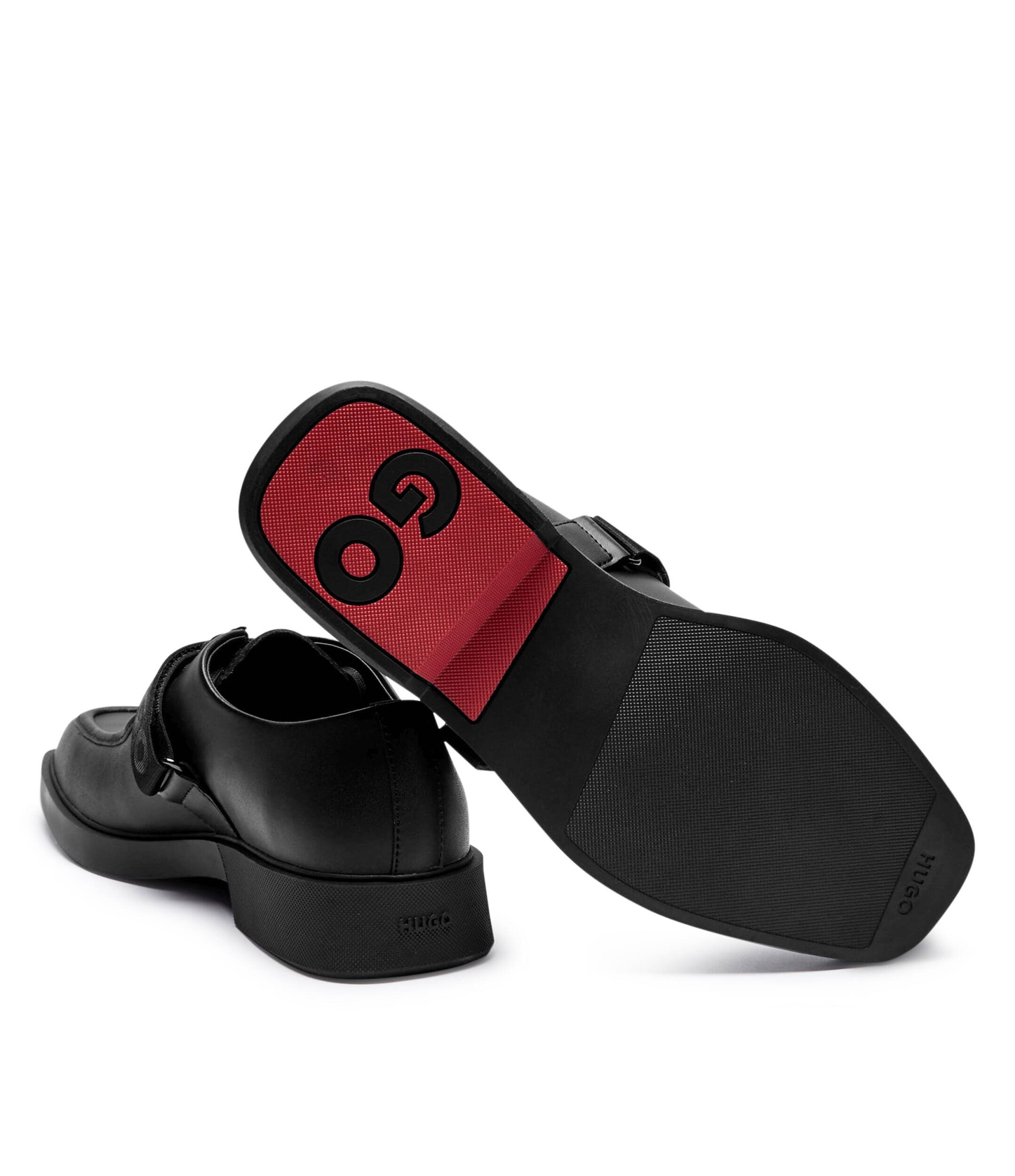 HUGO De piele pantofi loafer Iker_Derb_al