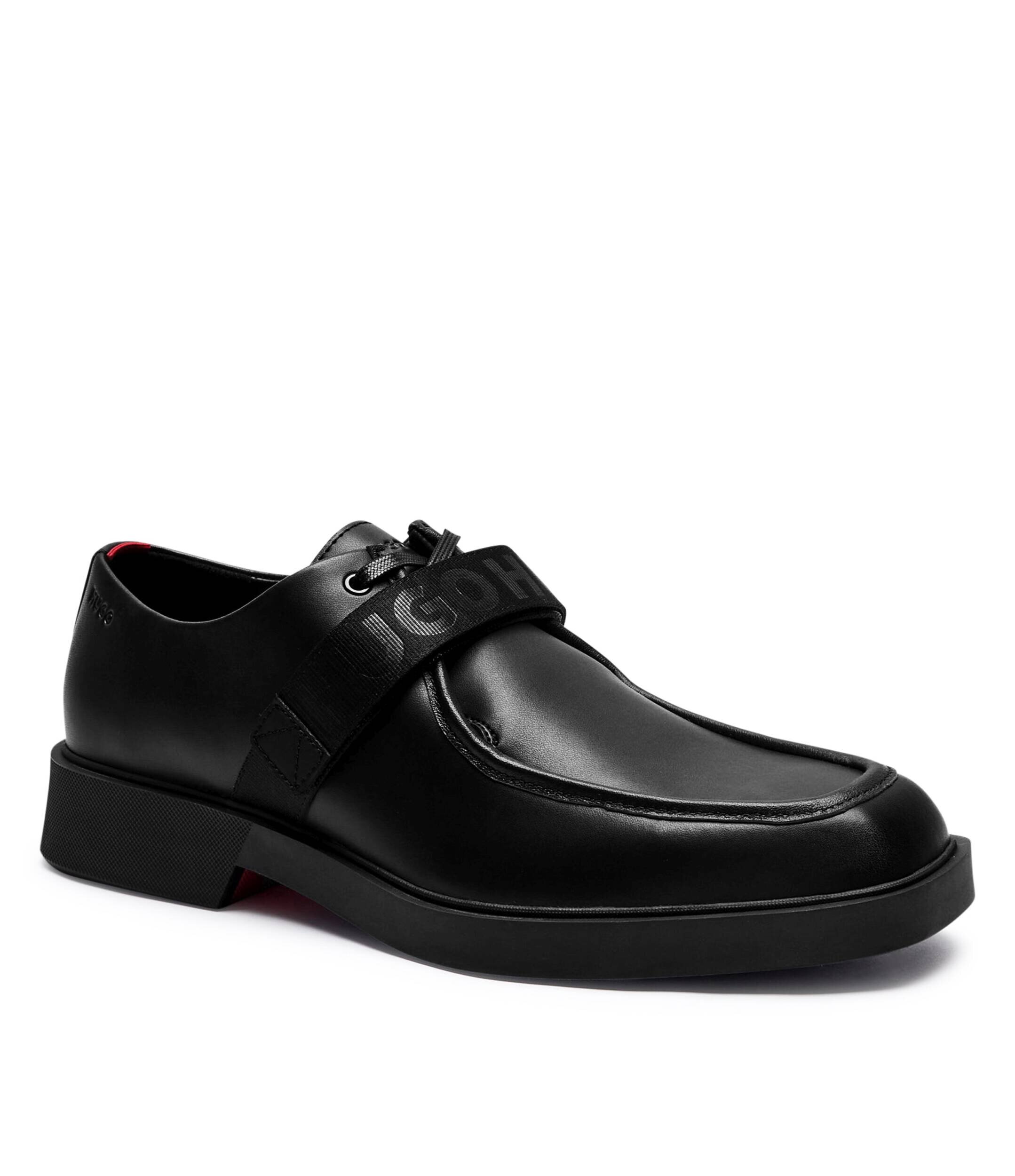 HUGO De piele pantofi loafer Iker_Derb_al