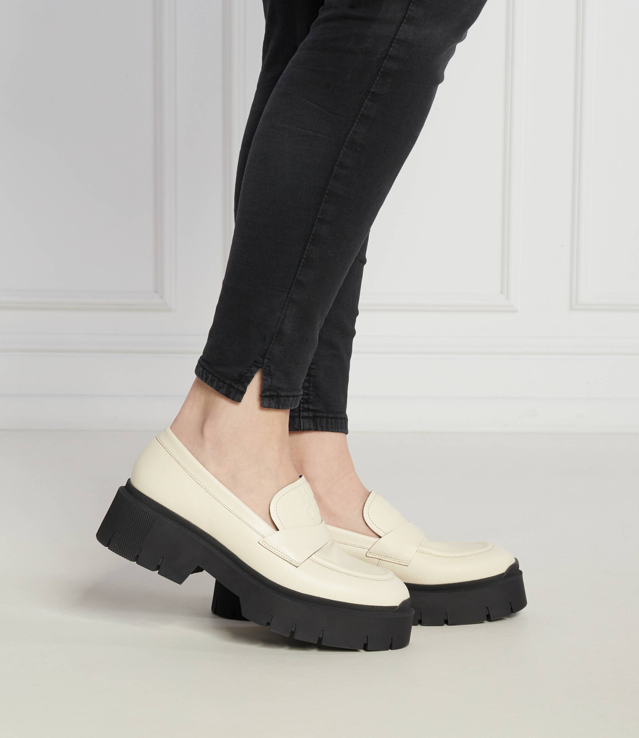 HUGO De piele pantofi loafer Kris