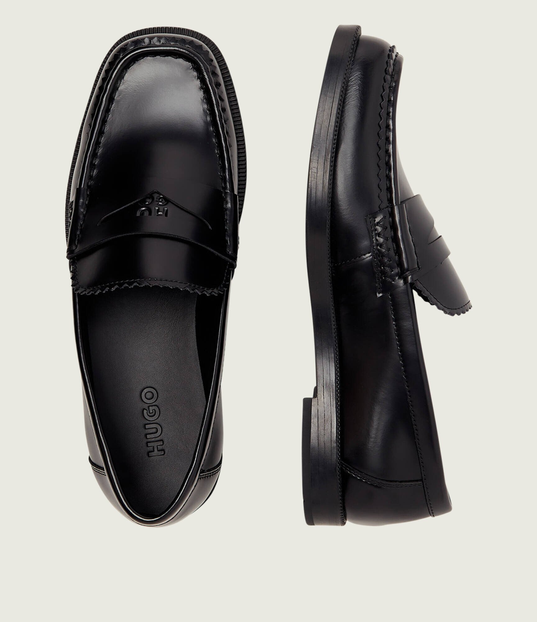 HUGO De piele pantofi loafer Liora
