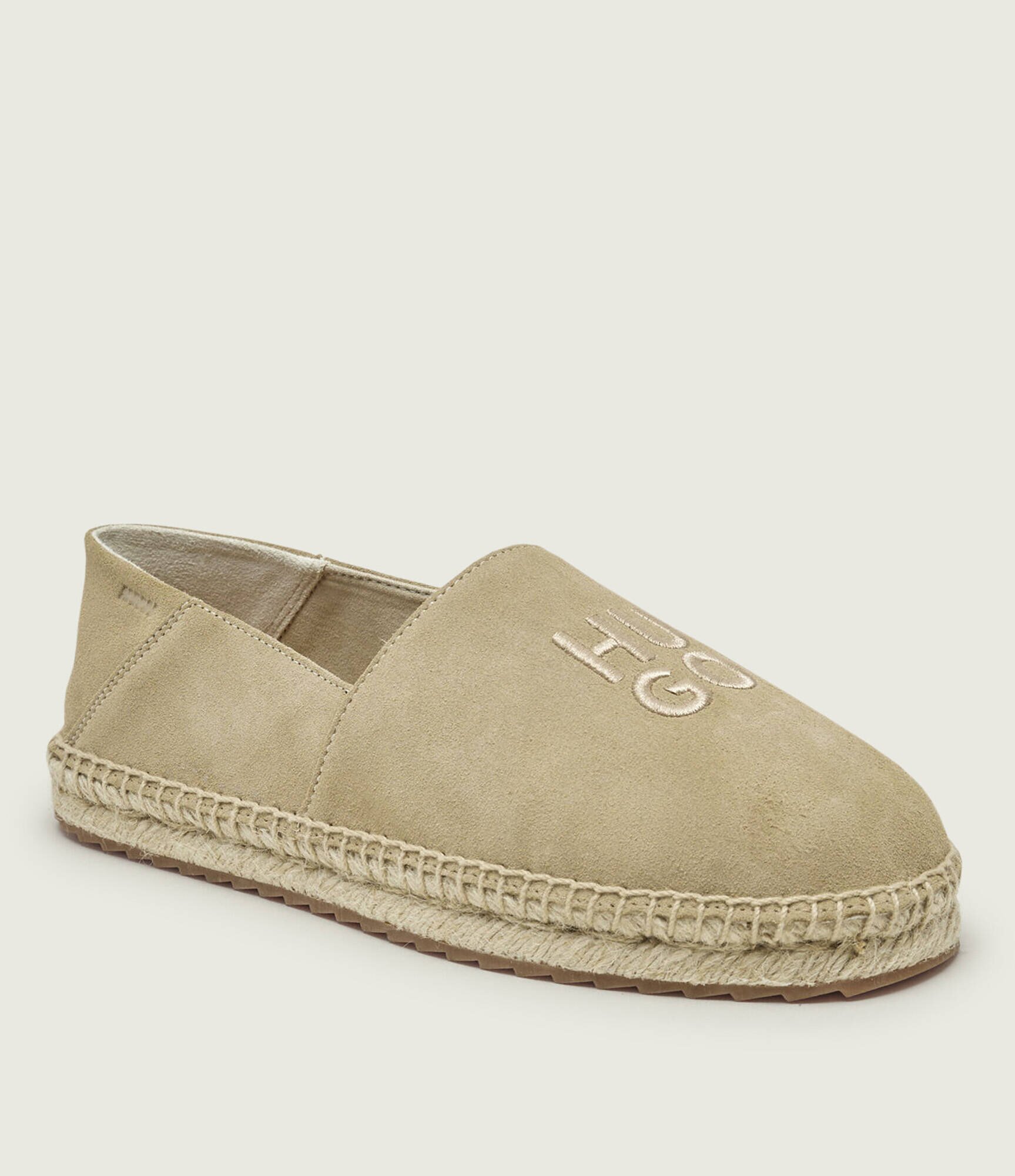 HUGO Espadrile Sannes_slon_sd | piele întoarsă