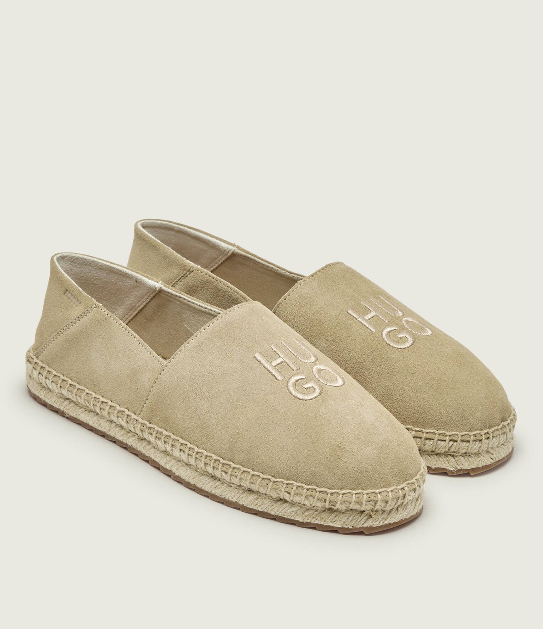 HUGO Espadrile Sannes_slon_sd | piele întoarsă