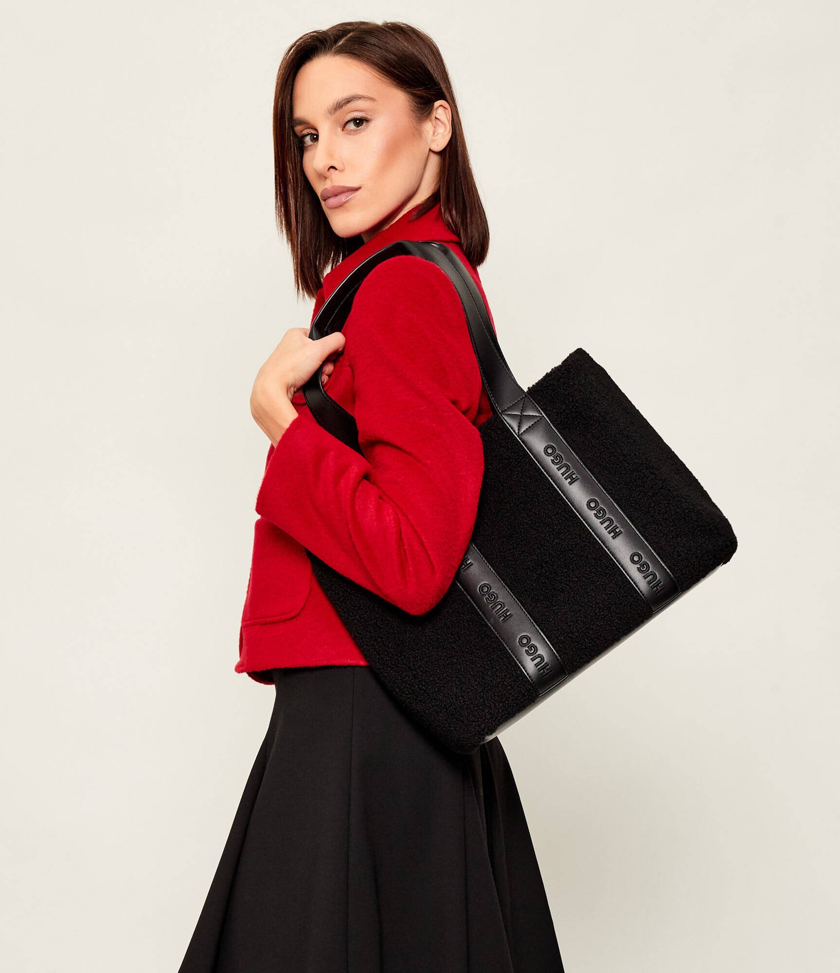 HUGO Geantă shopper Becky SH | shearling