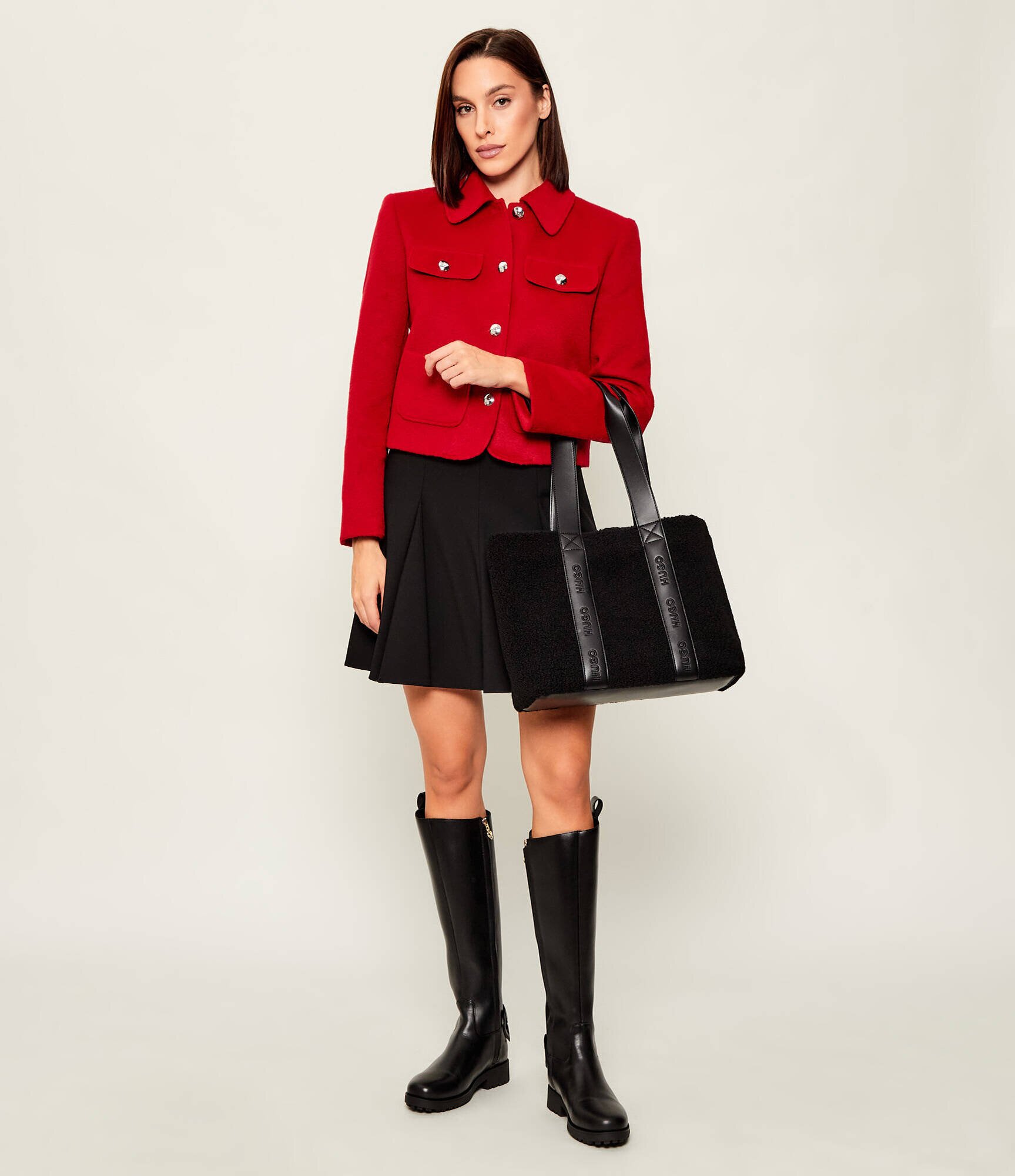 HUGO Geantă shopper Becky SH | shearling